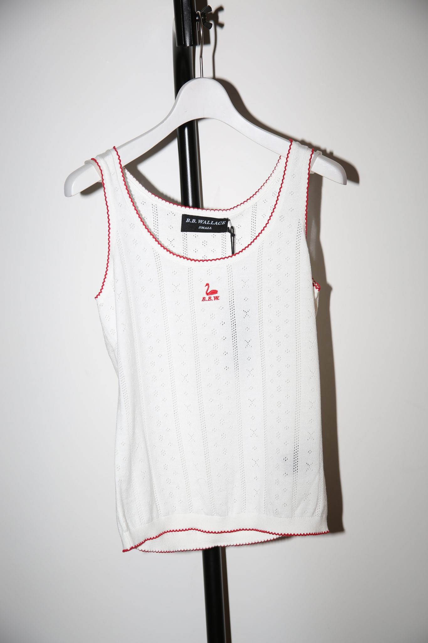 B.B. WALLACE / WALKER SINGLET IN WHITE