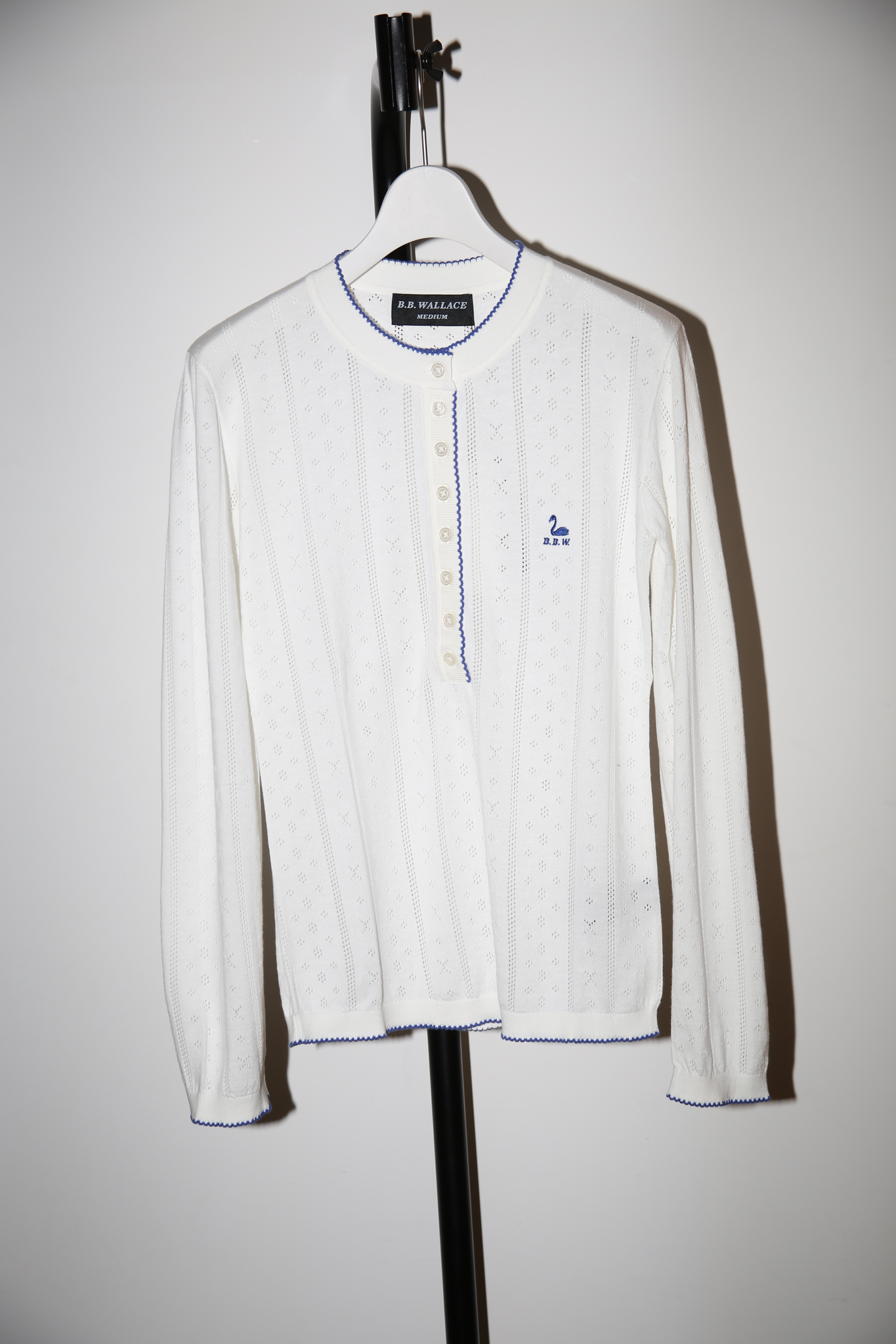 B.B. WALLACE / PIPER T-SHIRT IN WHITE