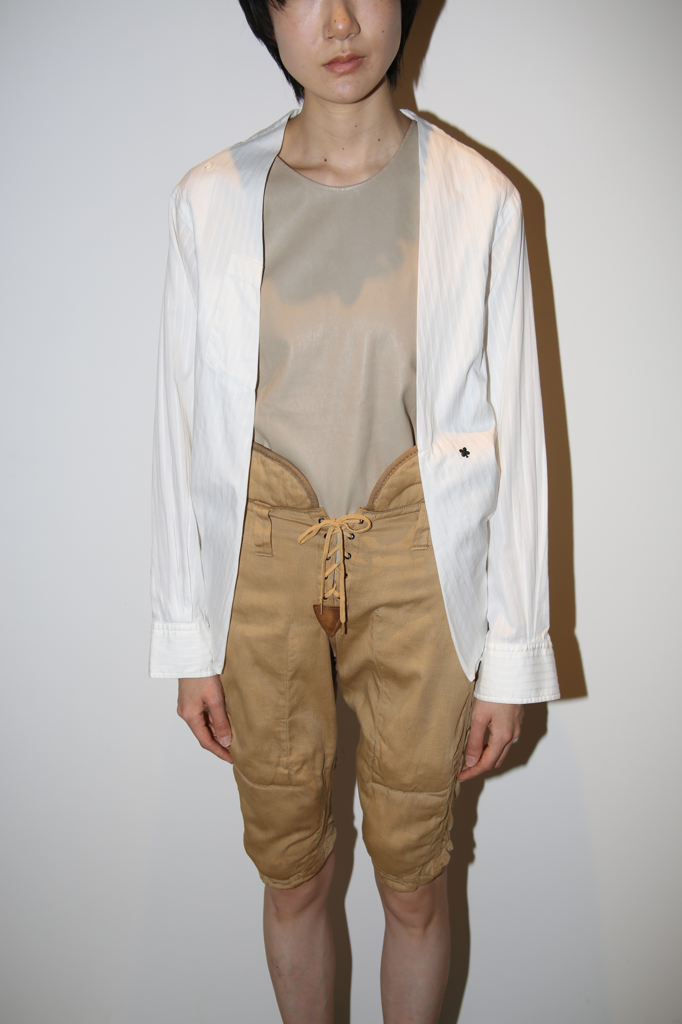 2001 MAISON MARTIN MARGIELA / ARTISANAL FLAT SHIRT CARDIGAN : Redefining Men's Shirts