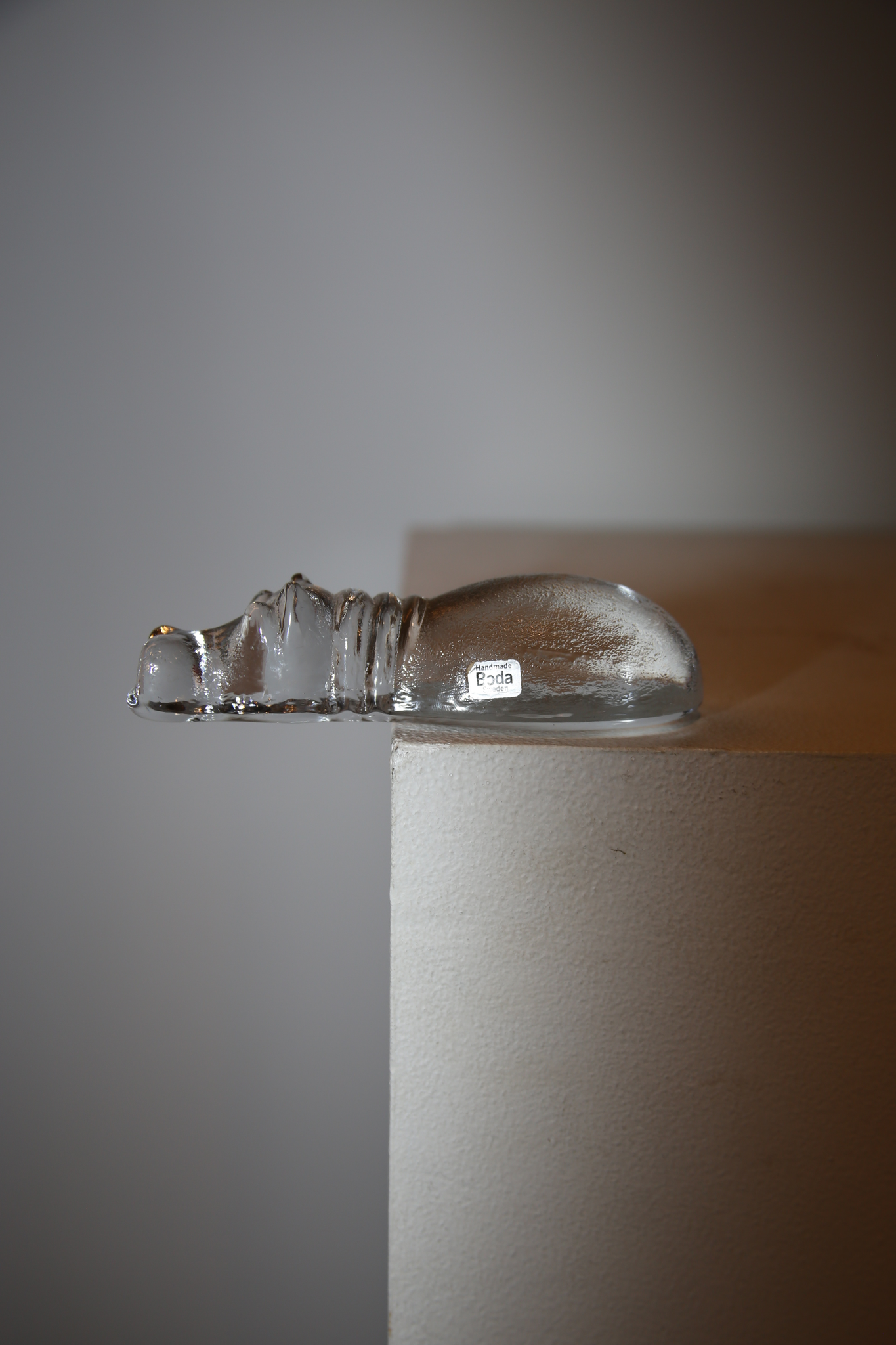 KOSTA BODA / GLASS ZOO PBJECT "hippopotamus”