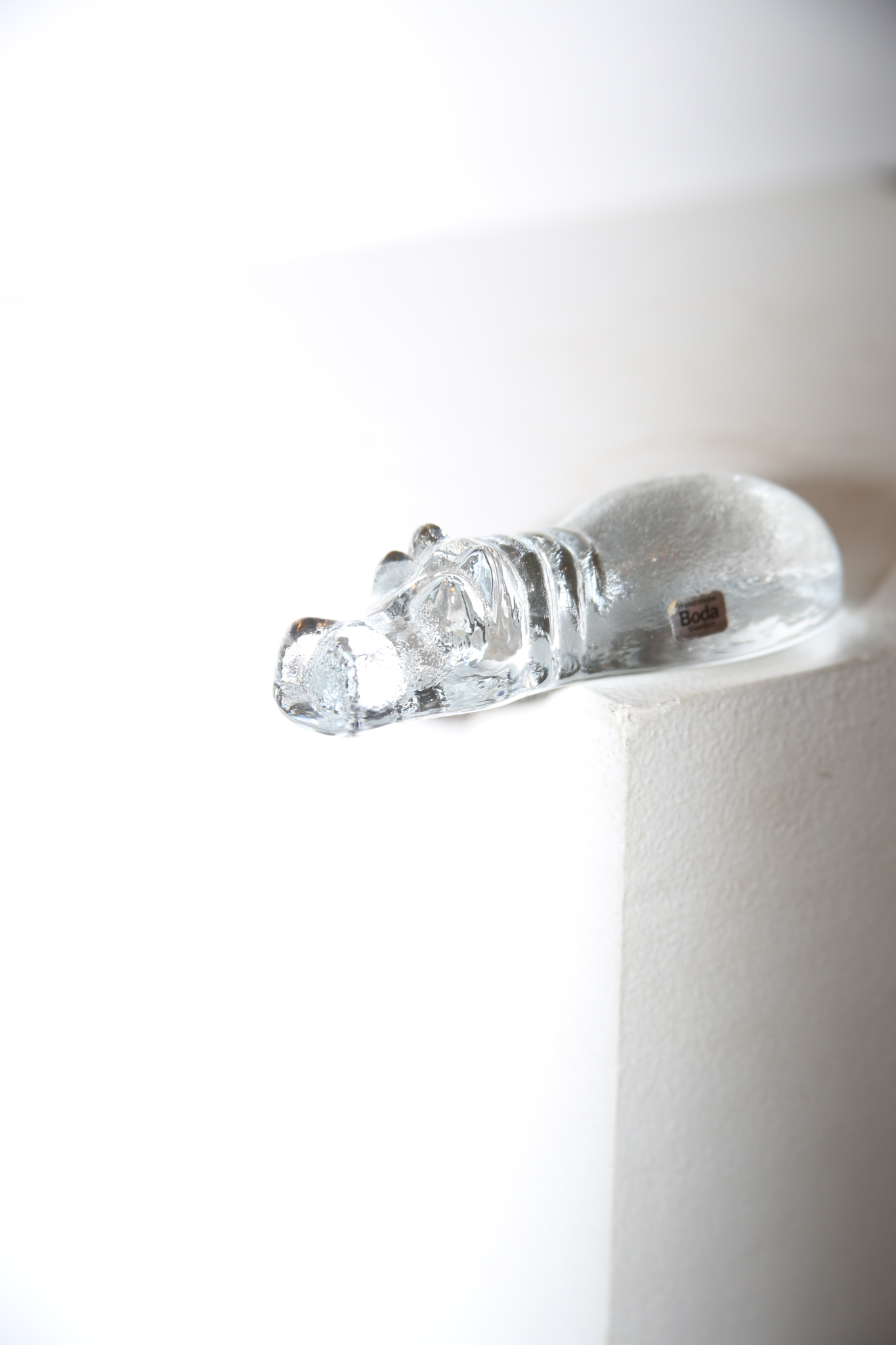 KOSTA BODA / GLASS ZOO PBJECT "hippopotamus”