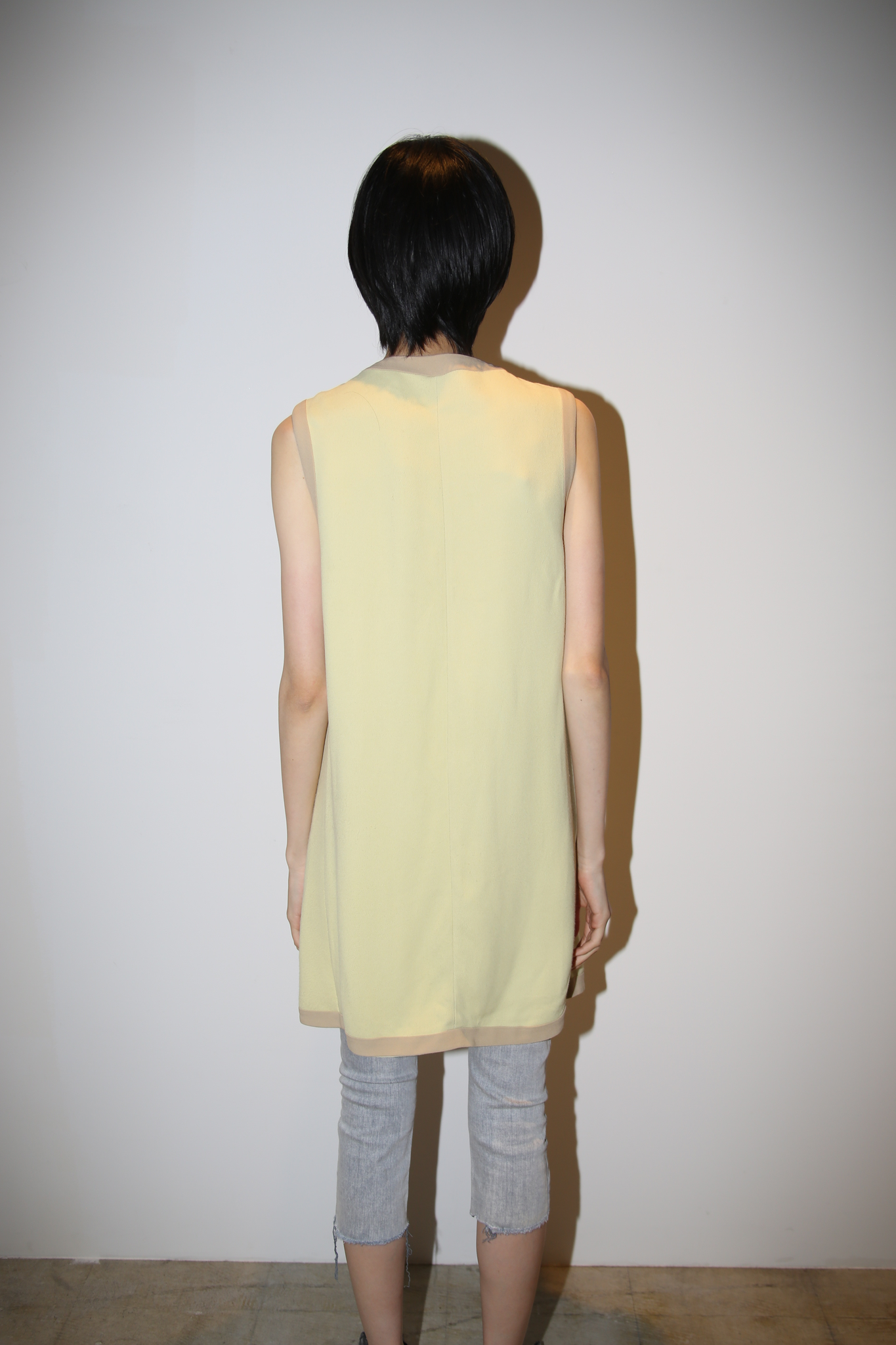 2009 MIU MIU / WAISTCOAT DRESS WITH INDUSTRIAL BIJOU TURN LOCK