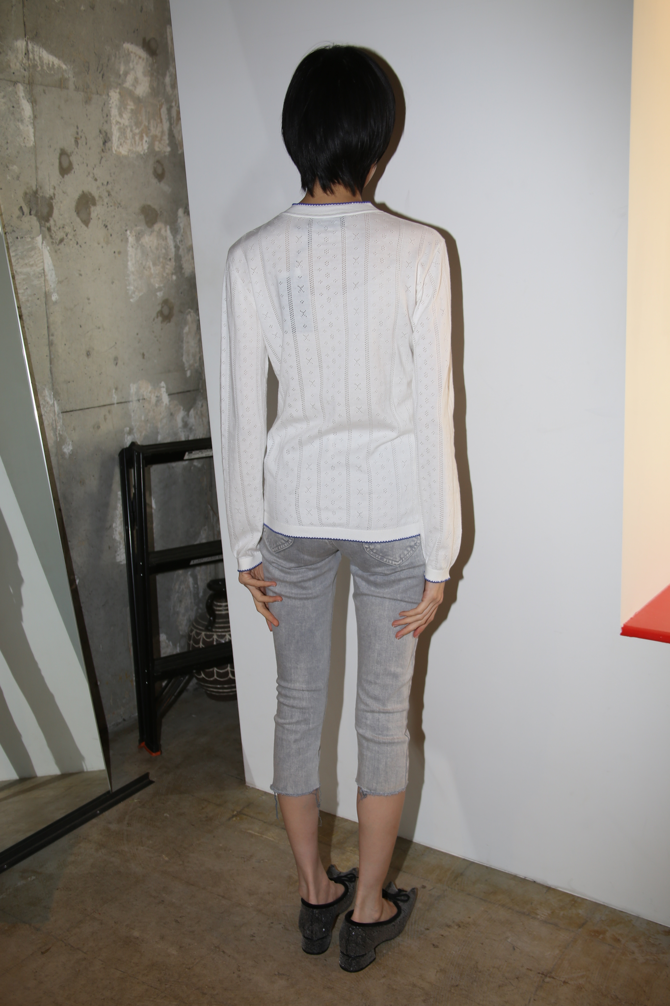 B.B. WALLACE / PIPER T-SHIRT IN WHITE