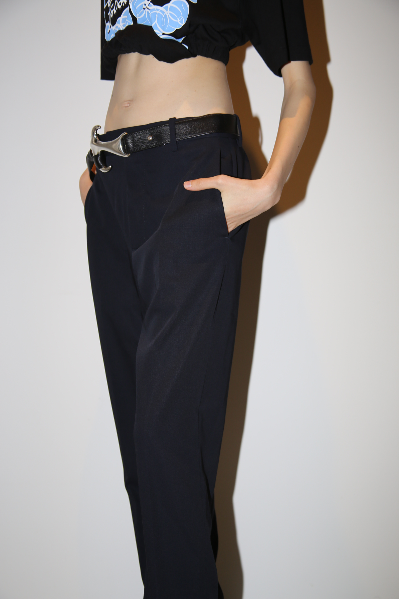 2024 BOTTEGA VENETA / UNIFORM SLIM SLACKS IN SUMMER WOOL - DEADSTOCK