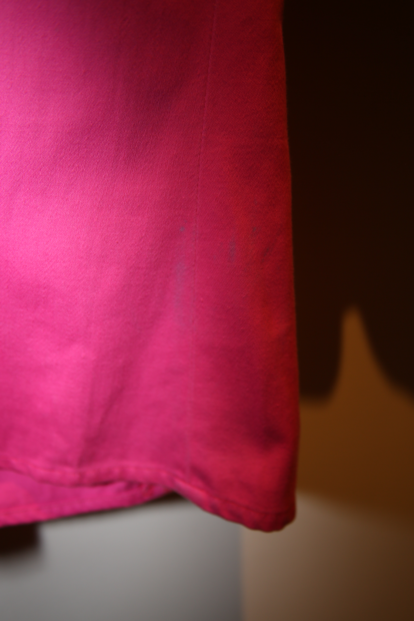 1980 YVESSAINTLAURENT / COTTON BLOUSE WITH RAFFLE SLEEVE