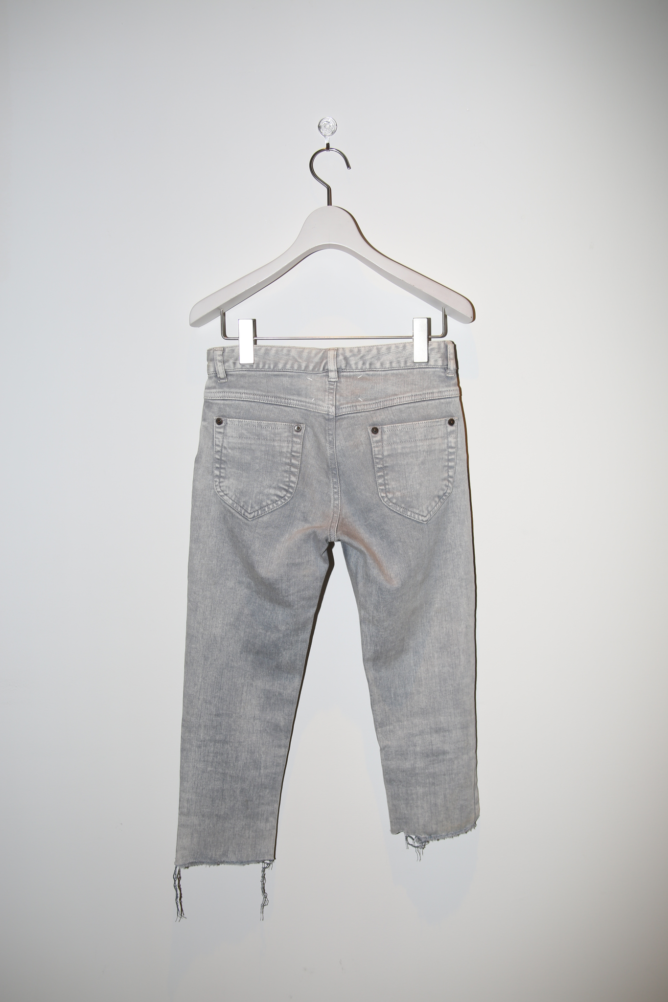 2009 MAISON MARTIN MARGIELA / CUT OFF SABRINA DENIM IN ICE GREY
