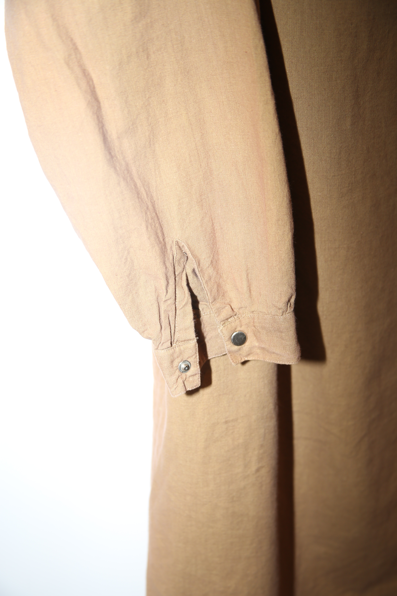 1980 VINTAGE / DETACHED SLEEVE 2WAY DRESS IN COTTON