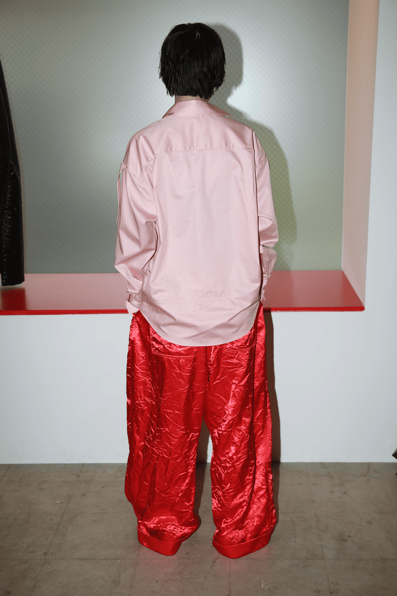 MERYLL ROGGE / DECONSTRUCTED SHIRT IN POPLIN