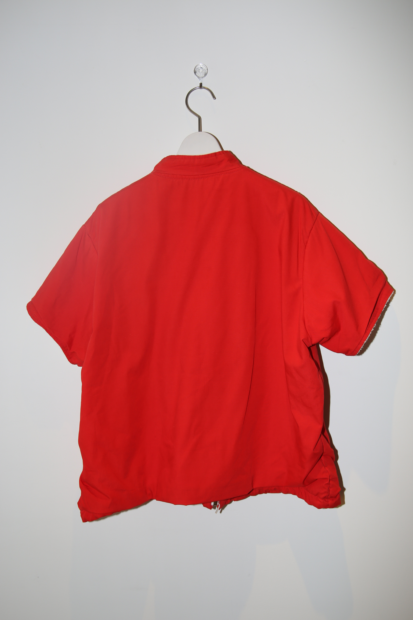 1970 VINTAGE / PILE LINER COTTON BEACH SHIRT JACKET IN RED