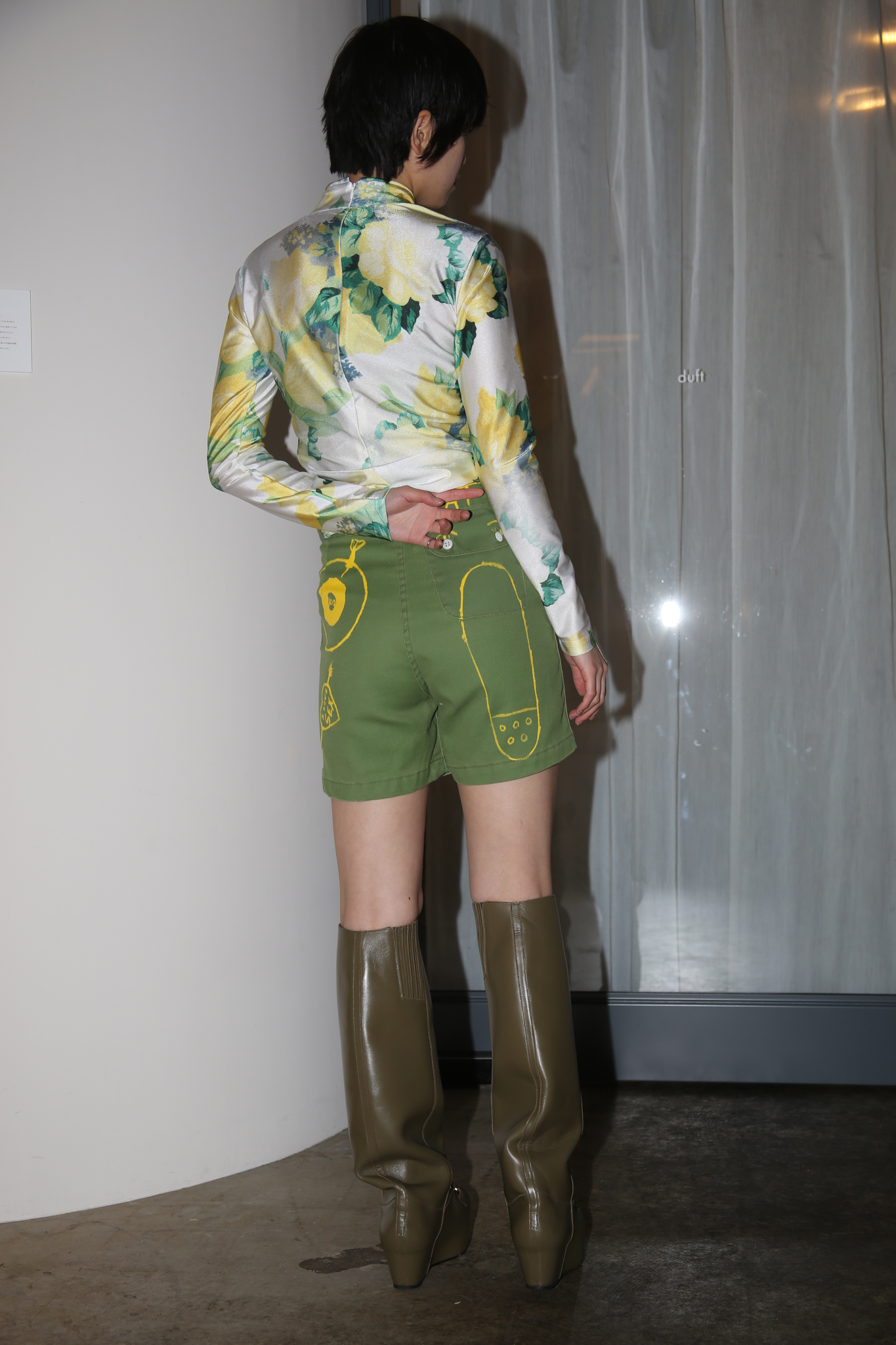 1960 VINTAGE / MEMORIAL BLEACH SHORTS IN COTTON