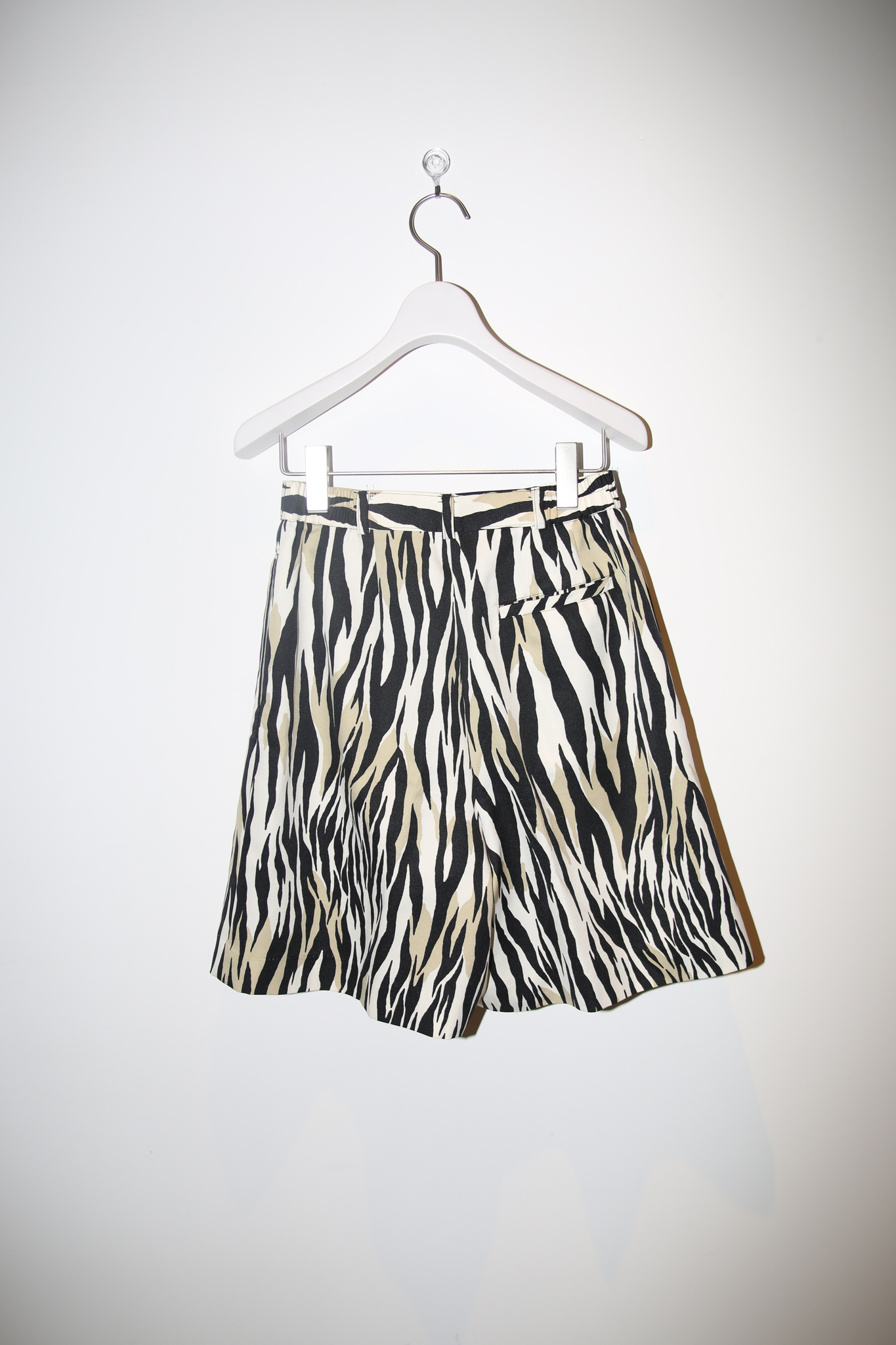 1990 GEOFFREY BEENE / ZEBRA PATTERN HALF PANTS