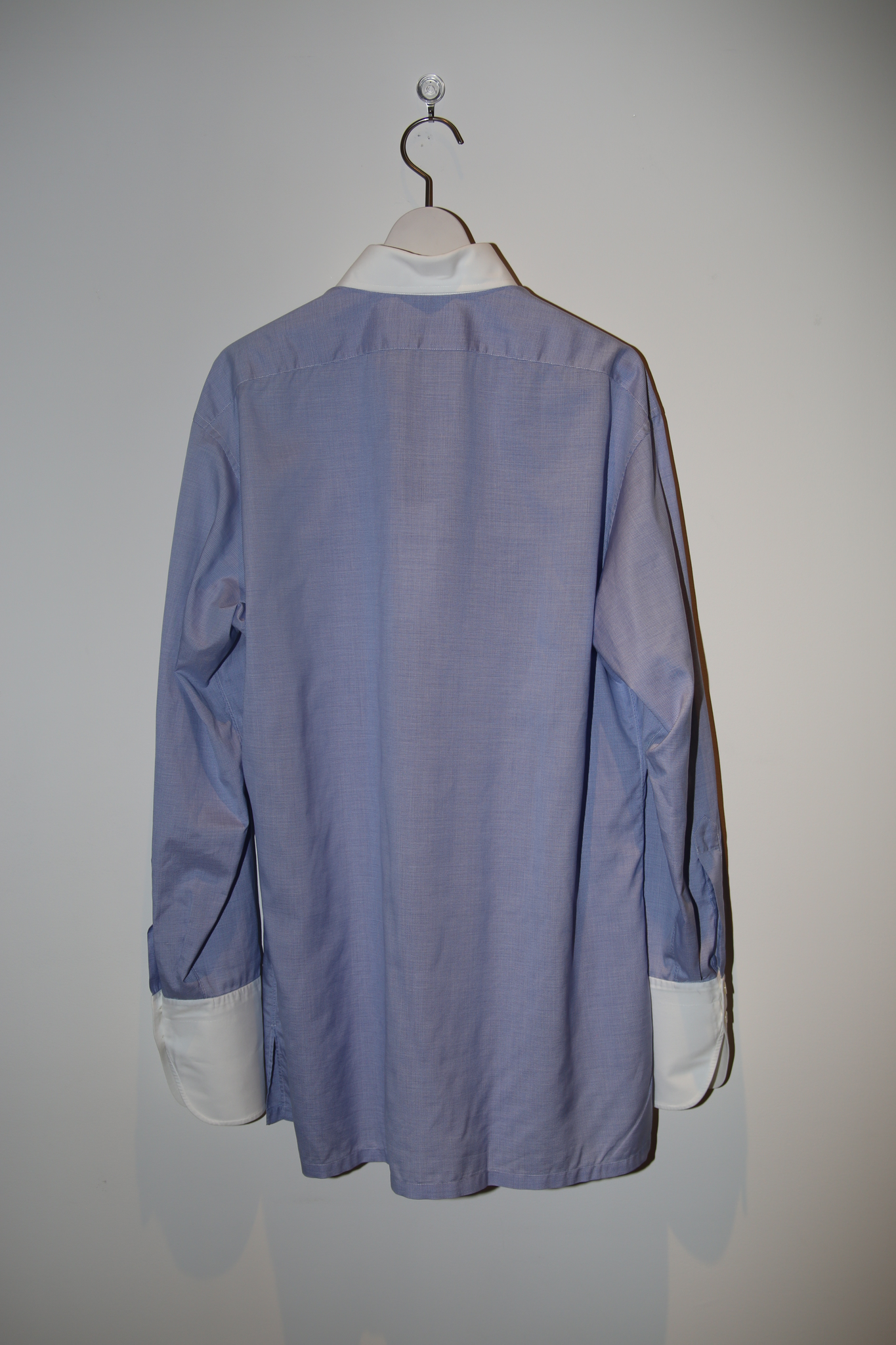 2000 CHARVET / CLERIC ROUND COLLAR COTTON DRESS SHIRT