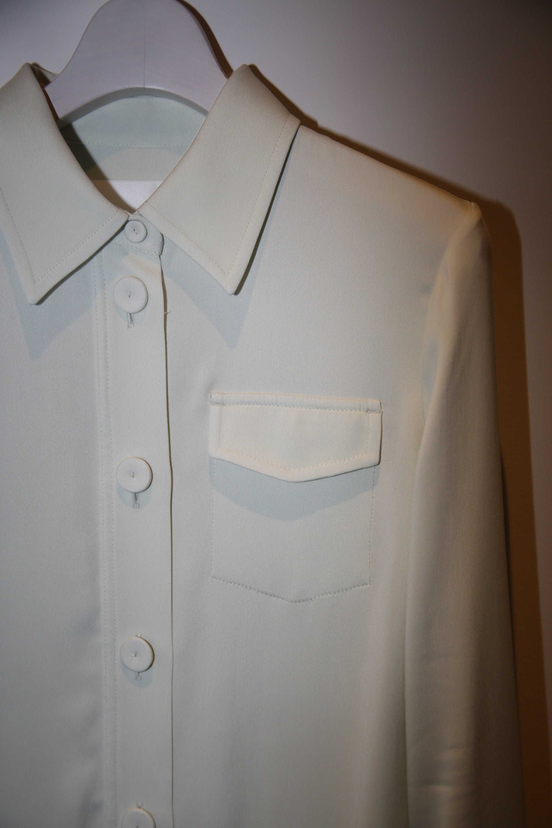 2021 JIL SANDER / MOSS CREPE SHIRT & TROUSER : ENSEMBLE