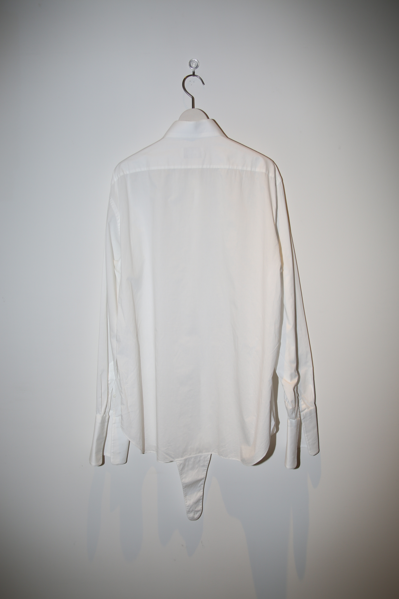 1990 BRIONI / TAXIDO DRESS SHIRT BODY SUIT IN WHITE