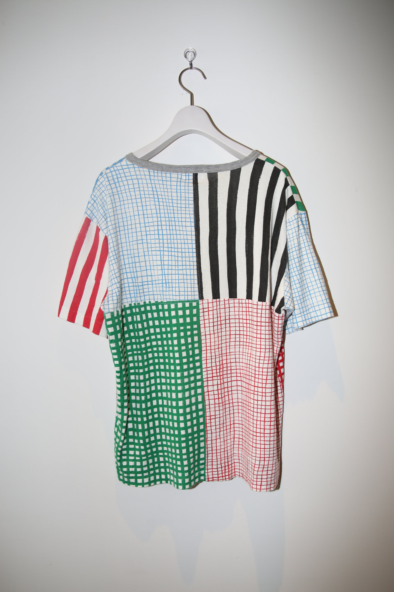 1990 ODDS ON by ISSEY MIYAKE / HOCKNEY PRINTED PATCH WORK T-SHIRT