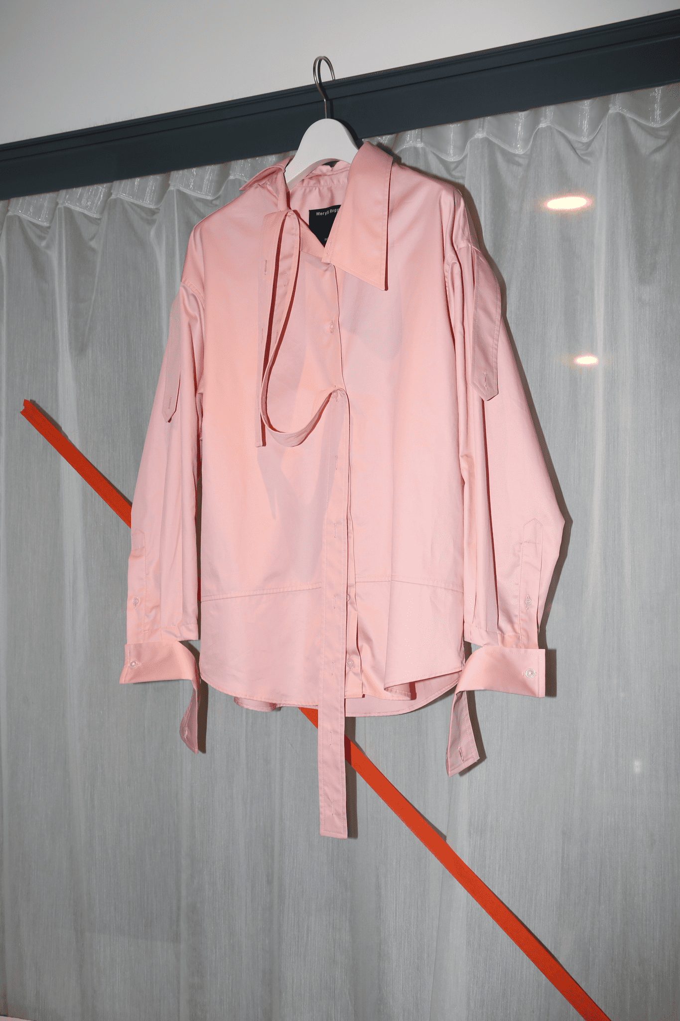 MERYLL ROGGE / DECONSTRUCTED SHIRT IN POPLIN
