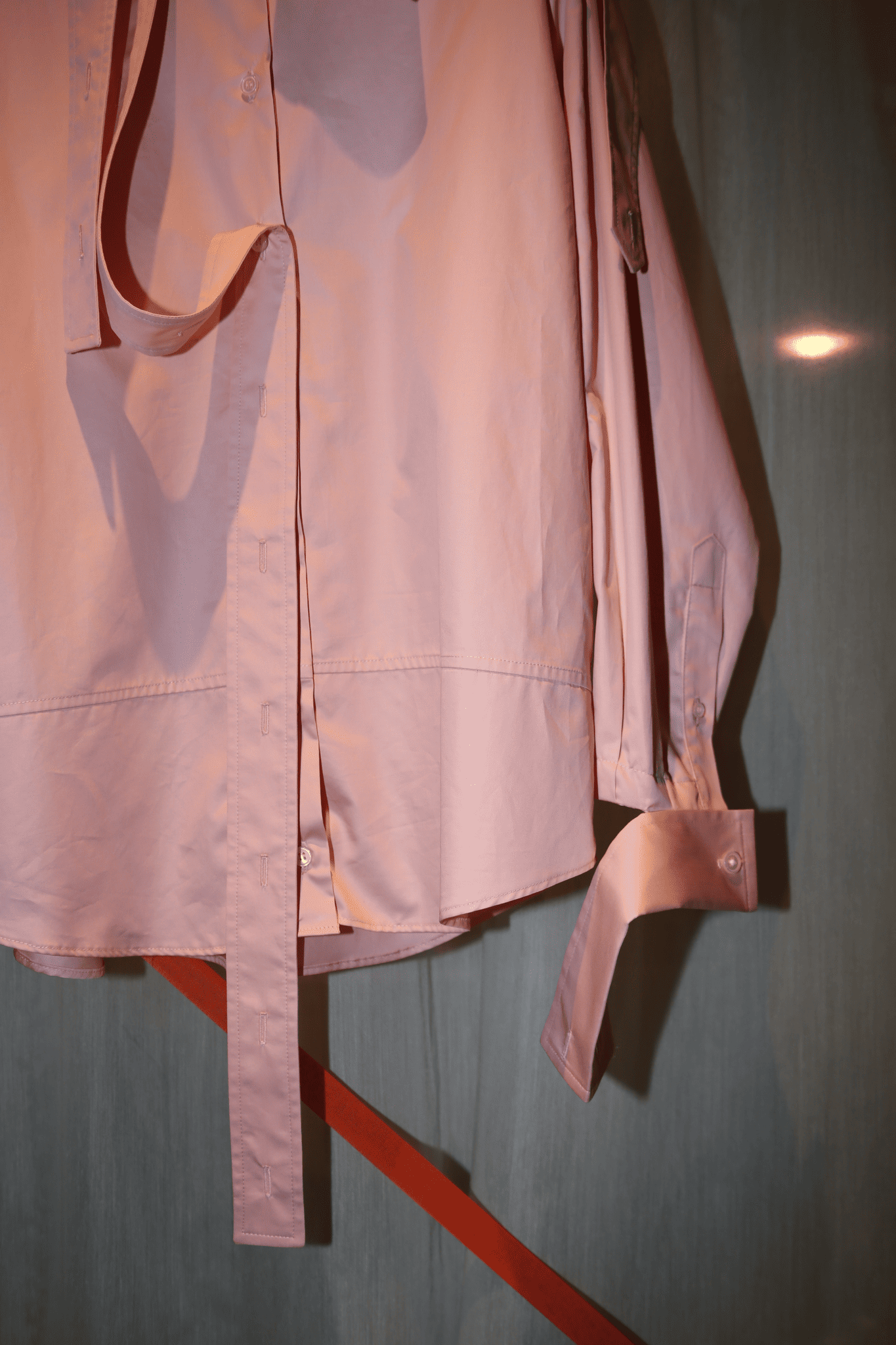 MERYLL ROGGE / DECONSTRUCTED SHIRT IN POPLIN