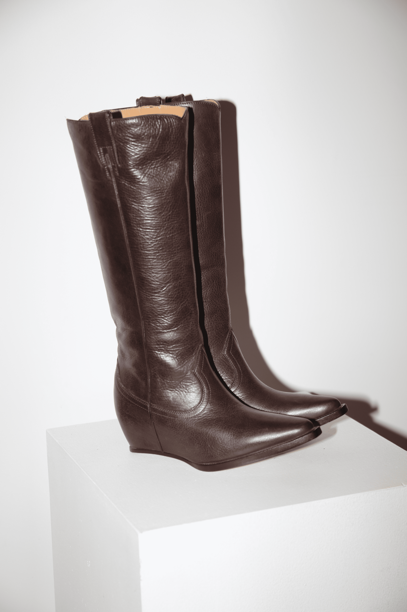 MAISON MARTIN MARGIELA / IN HEEL WESTERN BOOTS DEADSTOCK 35