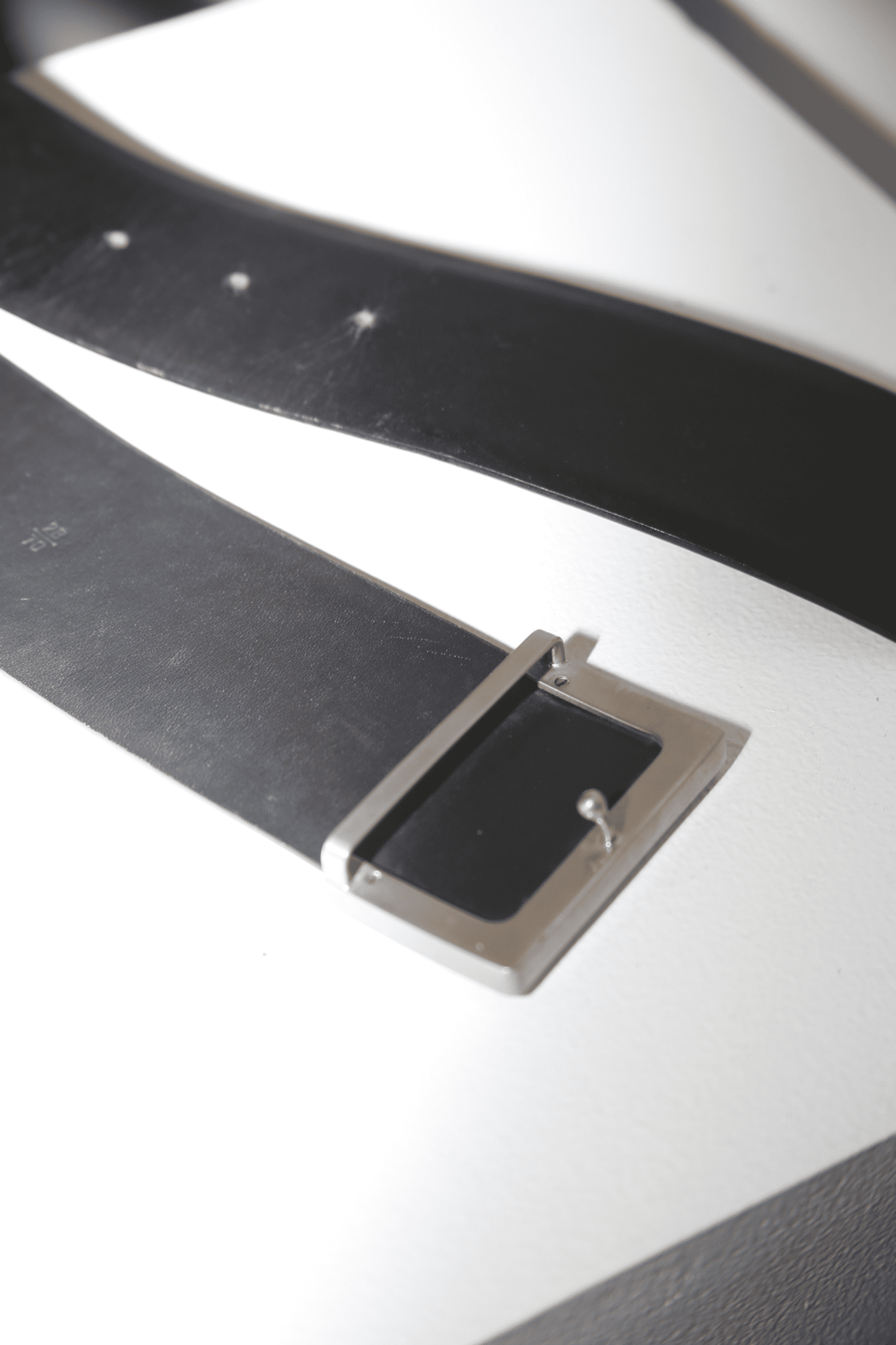 PRADA / LEATHER WIDE BELT