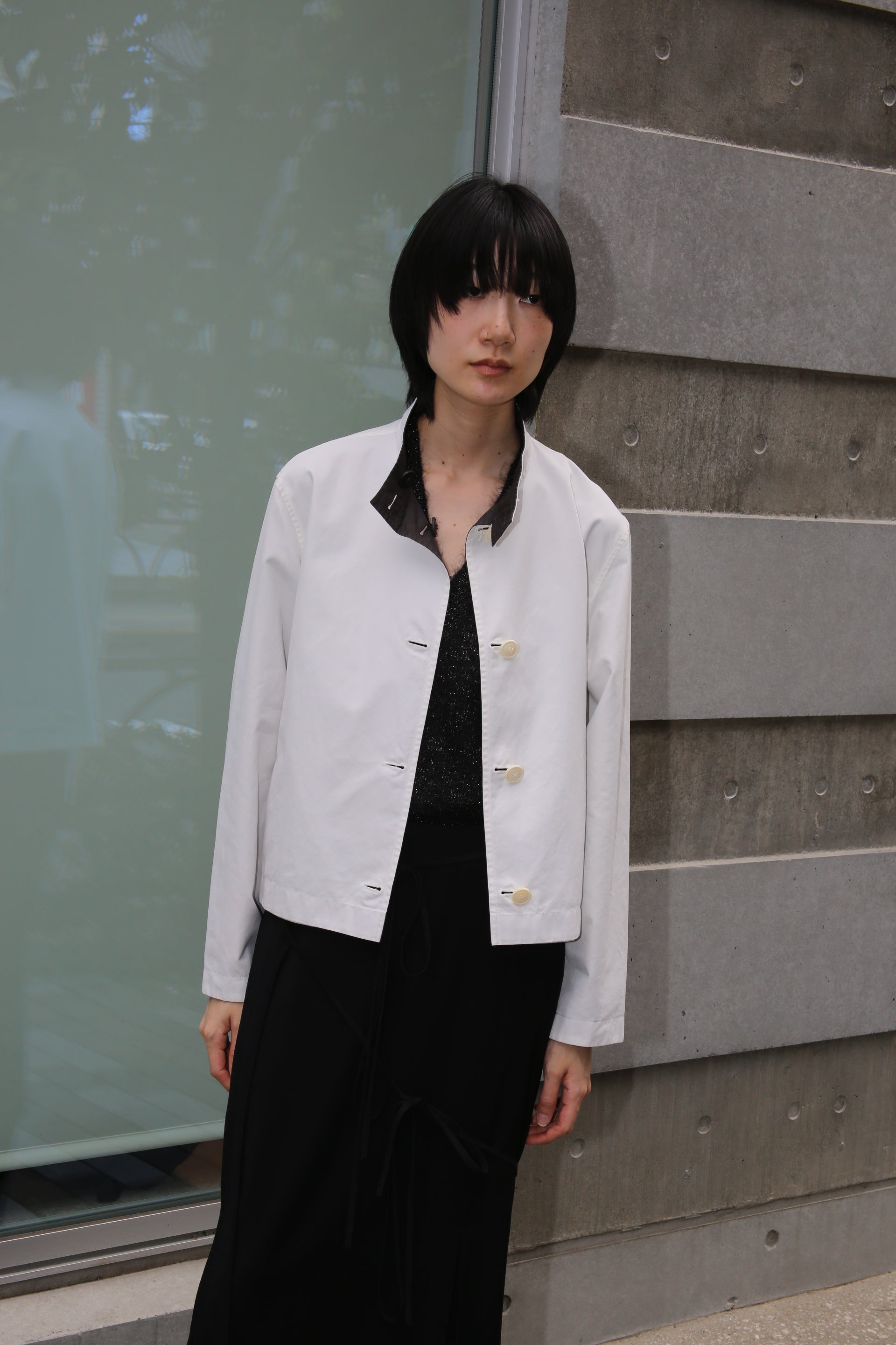 2000- HERMES BY MARTIN MARGIELA / REVERSIBLE COTTON JACKET