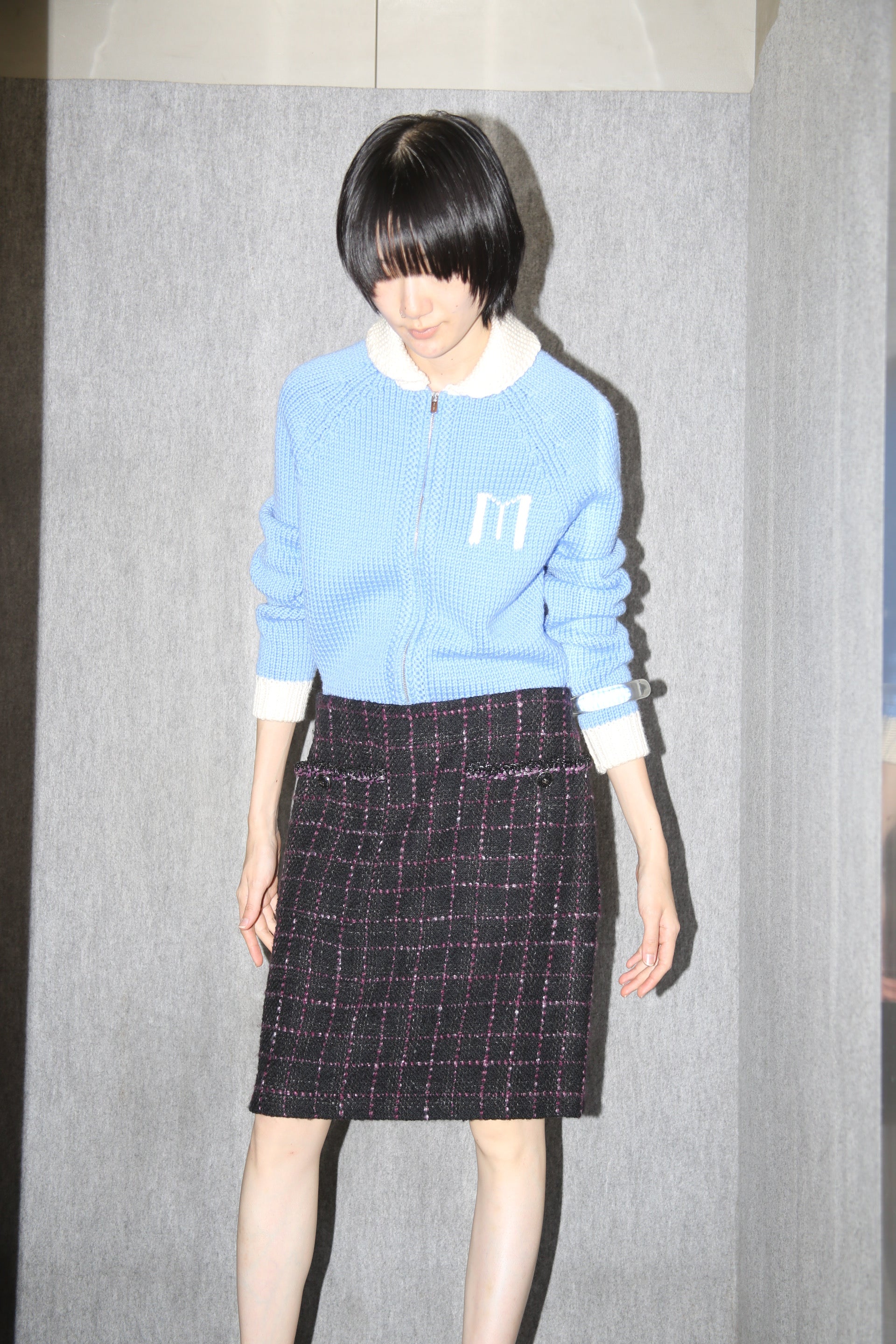 2000 CHANEL / CLASSIC CHANEL TWEED SKIRT