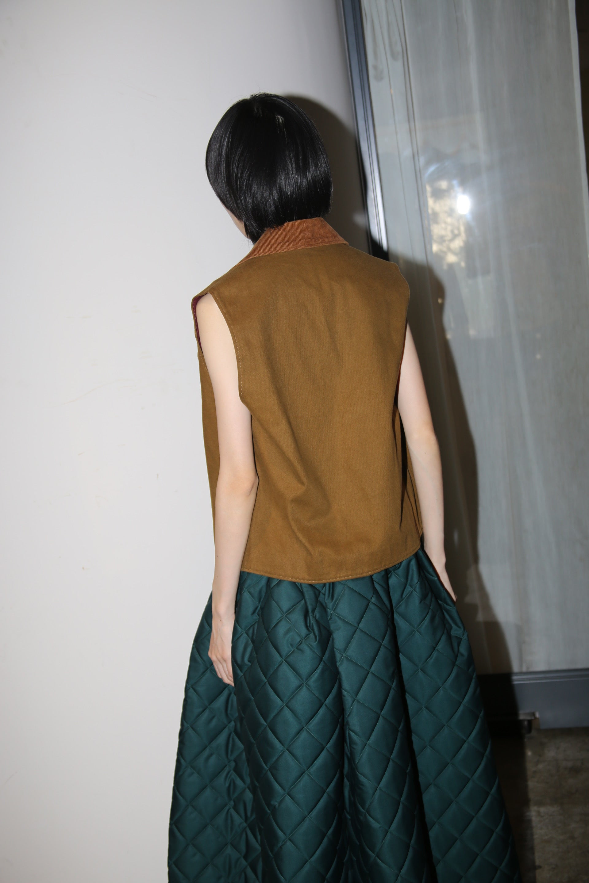 2000 GIGLI BY ROMEO GIGLI / SLEEVELESS WORK JACKET