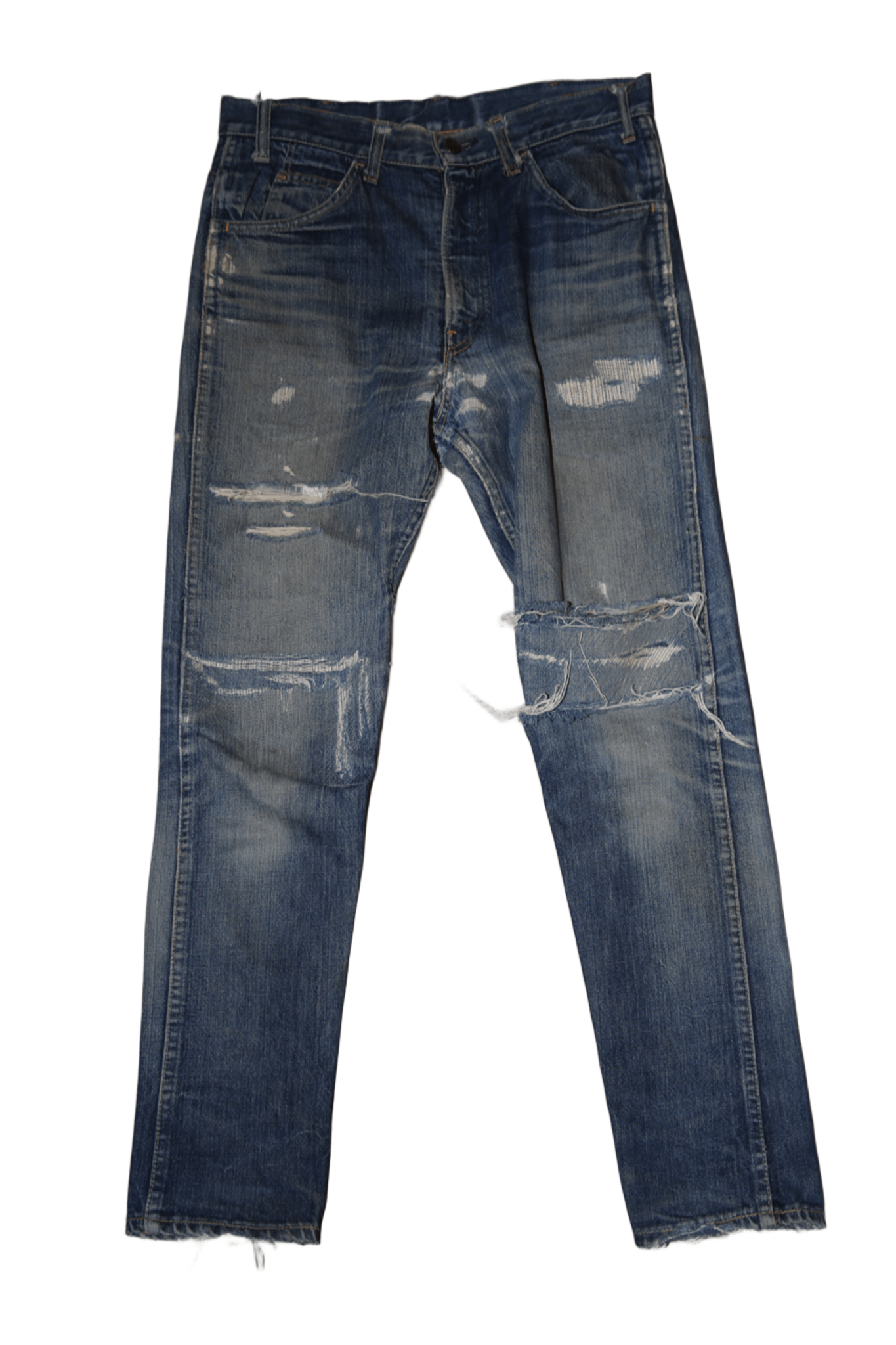 1970 LEVIS / 606 BIG E : CLASH DENIM PANTS