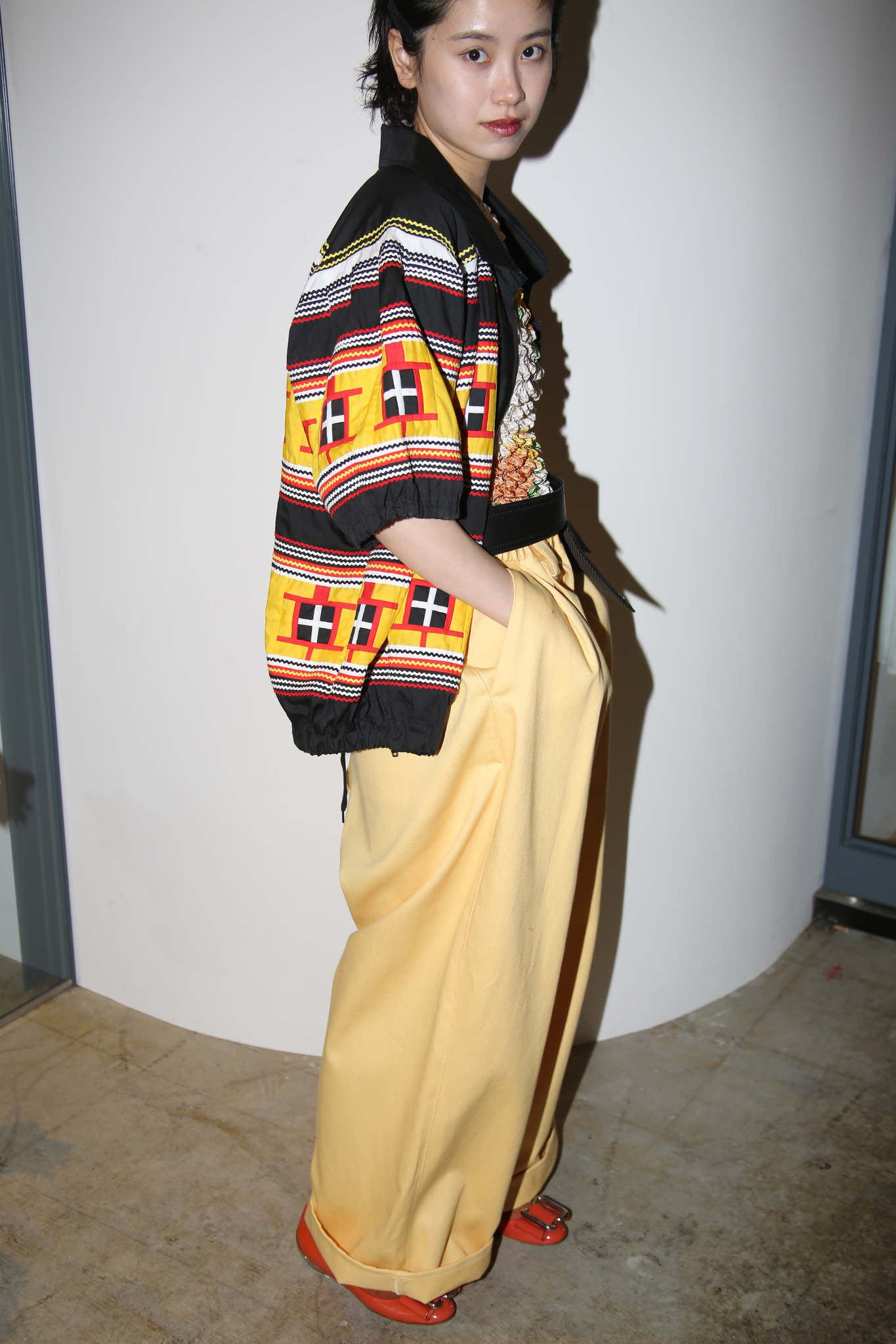 1980 VINTAGE / SHORT SLEEVE SEMINOLE INDIAN PATCH WORK JACKET