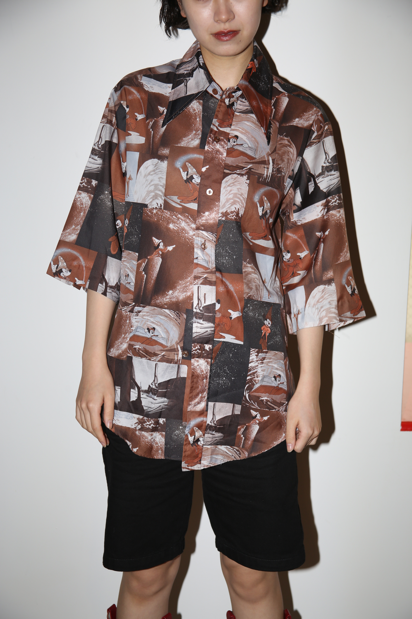 1970 KENINGHTON / MICKEY PRINT MENS SHIRT