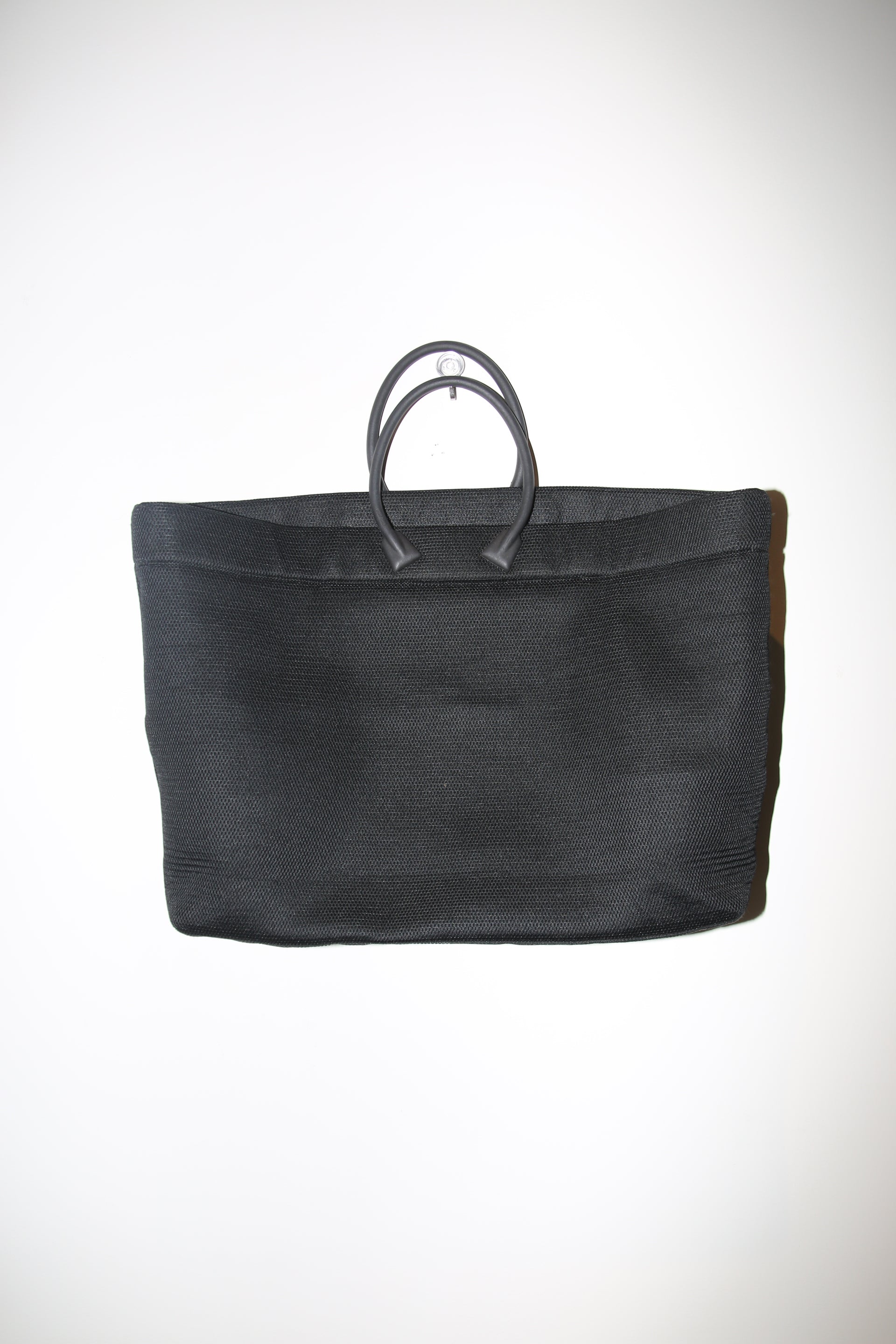 1990 MIU MIU / BONDING MESH TOTE BAG IN BLACK
