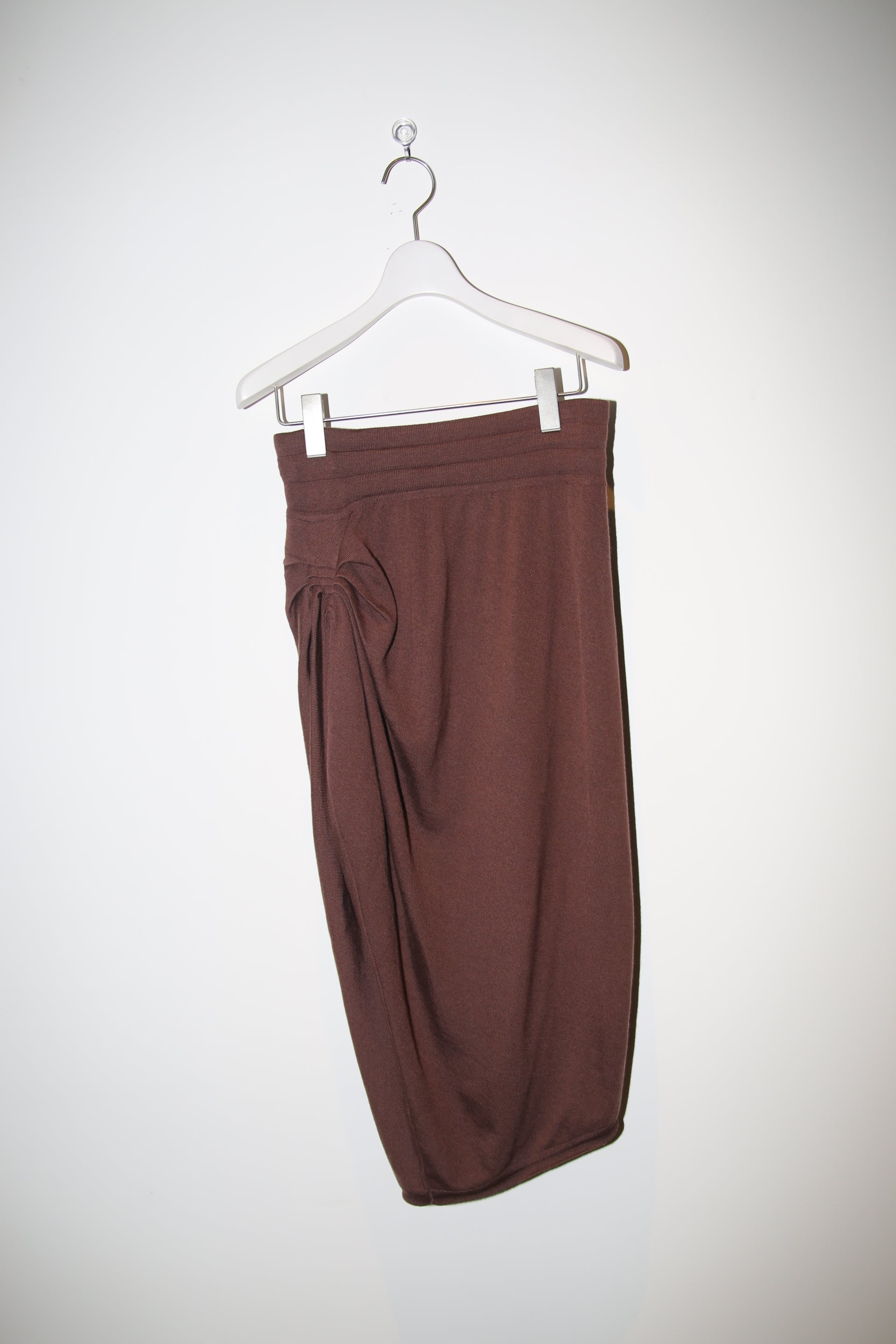 1980 ALAIA / SCULPTURE KNIT BODY SUIT WITH SKIRT : ENSEMBLE