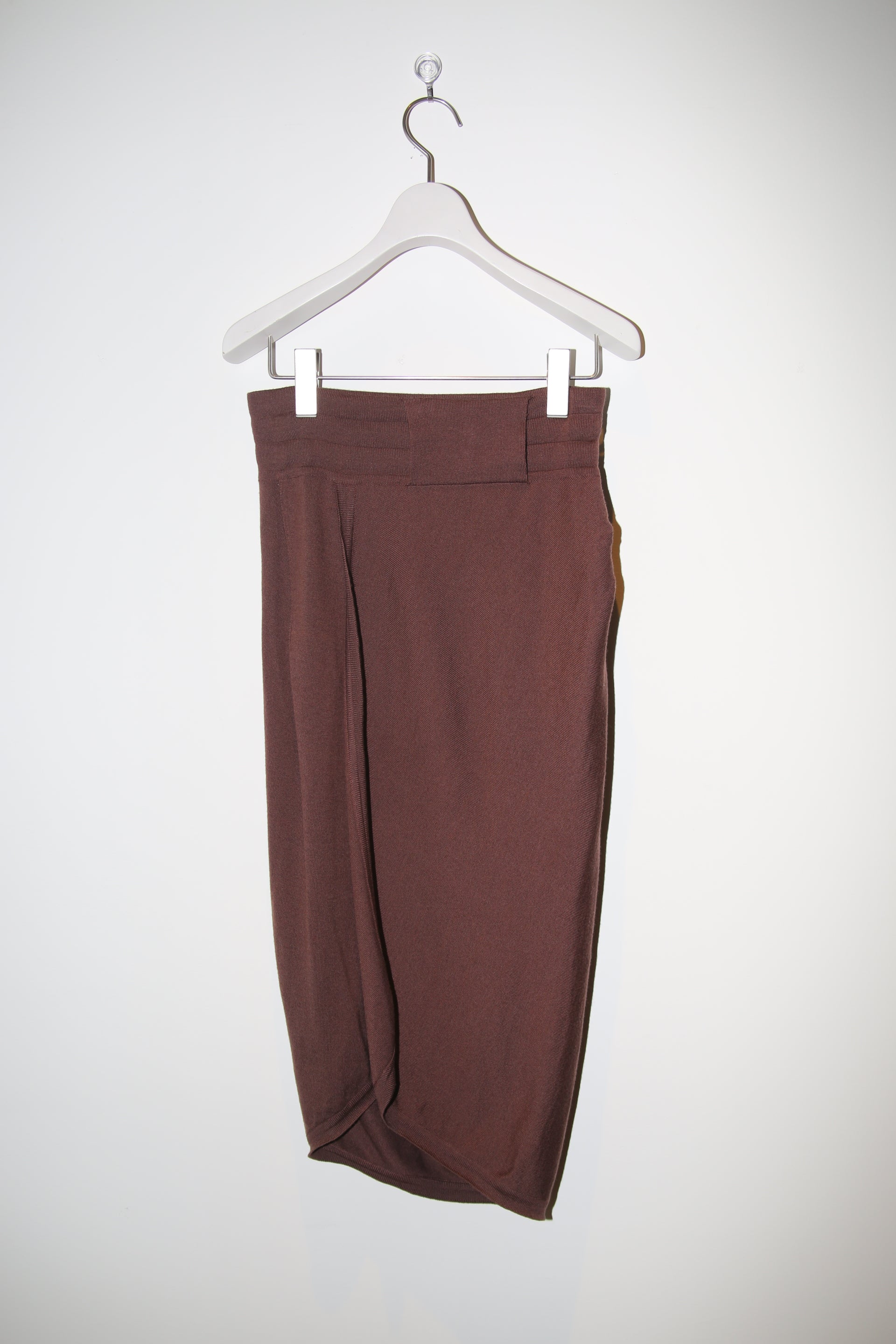 1980 ALAIA / SCULPTURE KNIT BODY SUIT WITH SKIRT : ENSEMBLE
