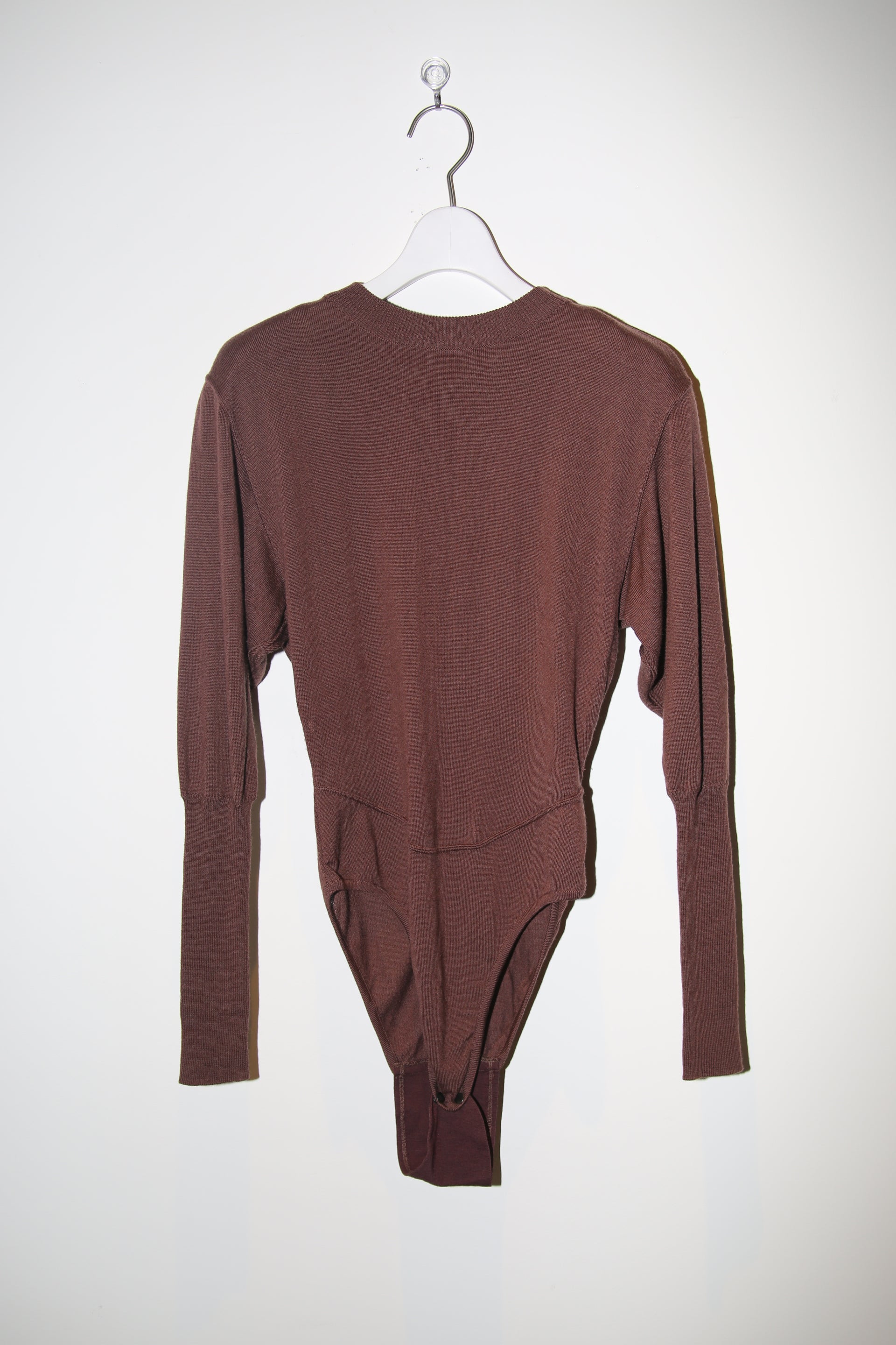1980 ALAIA / SCULPTURE KNIT BODY SUIT WITH SKIRT : ENSEMBLE