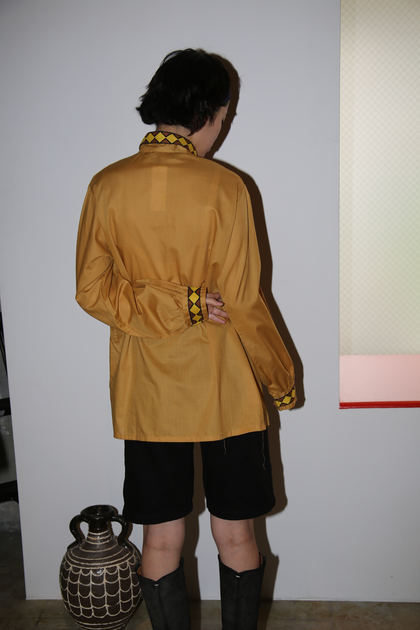 1970 SEARS / MENS ROBE SHIRT OFF-CENTER FRONT