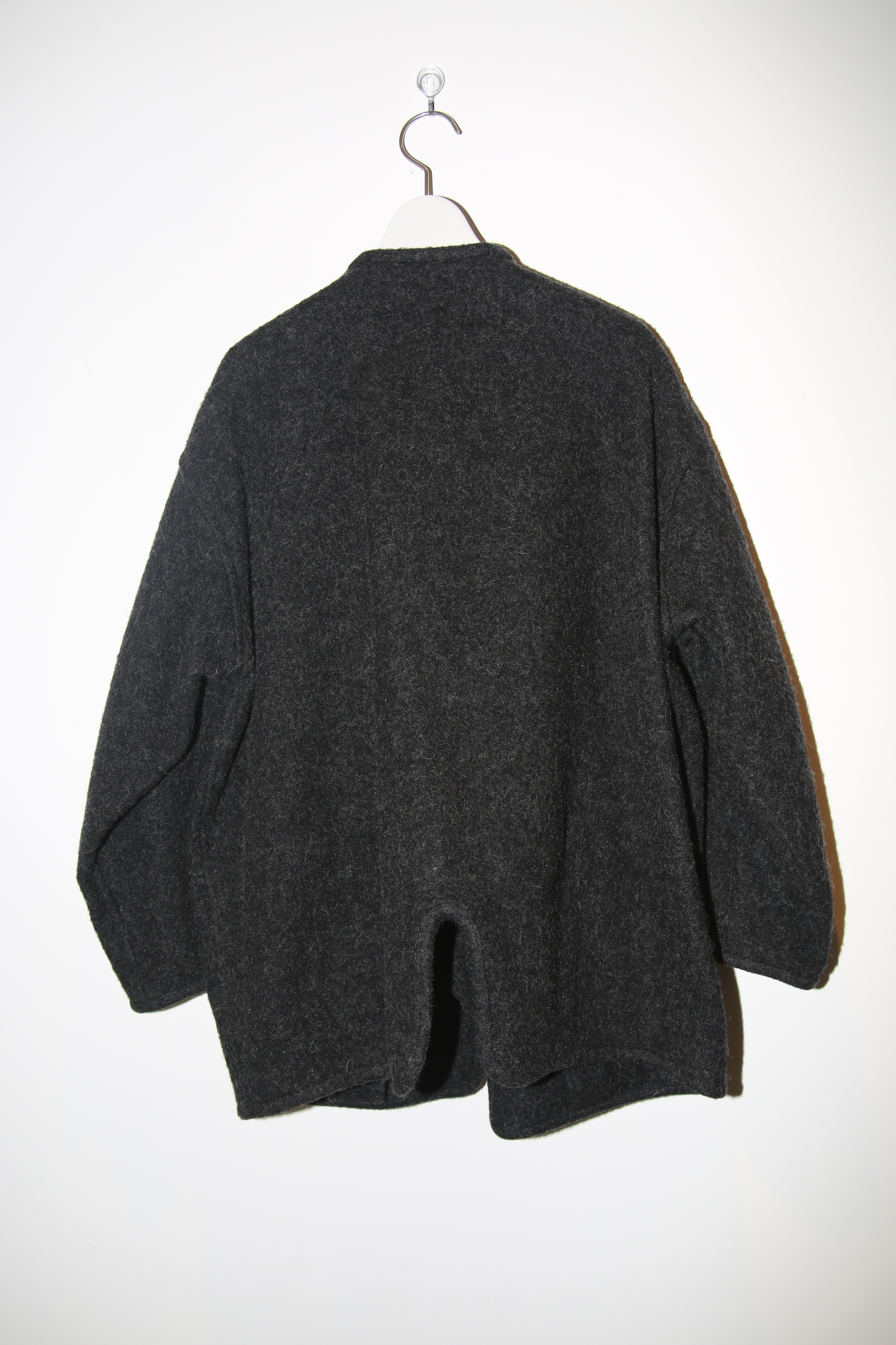 1970 ISSEY MIYAKE / BLANKET WOOL JACKET WITH CIRCLE POCKET