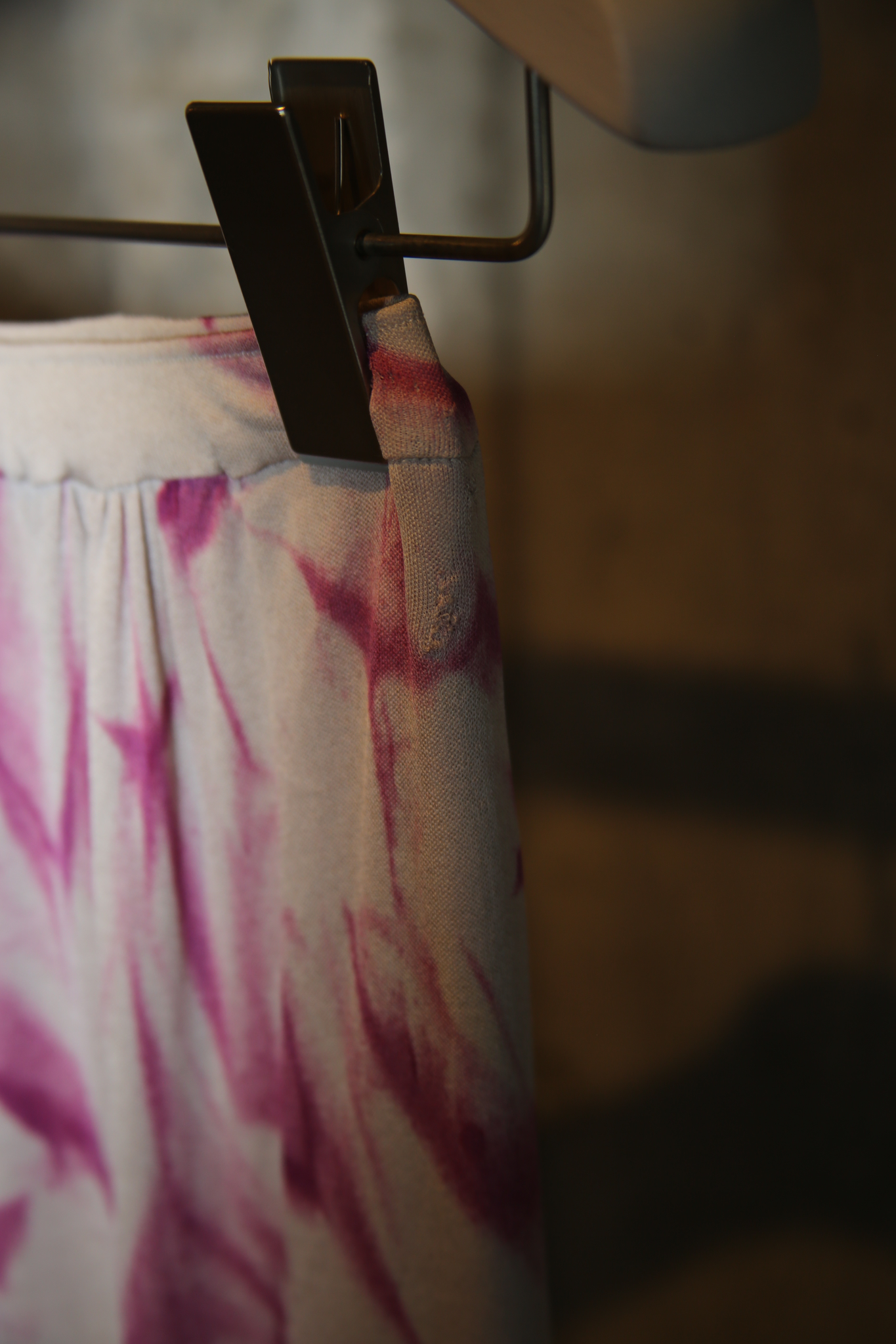 1970 HOLLYS HARP / BIAS CUT TYE DYE ENSEMBLE IN VISCOSE CREPE