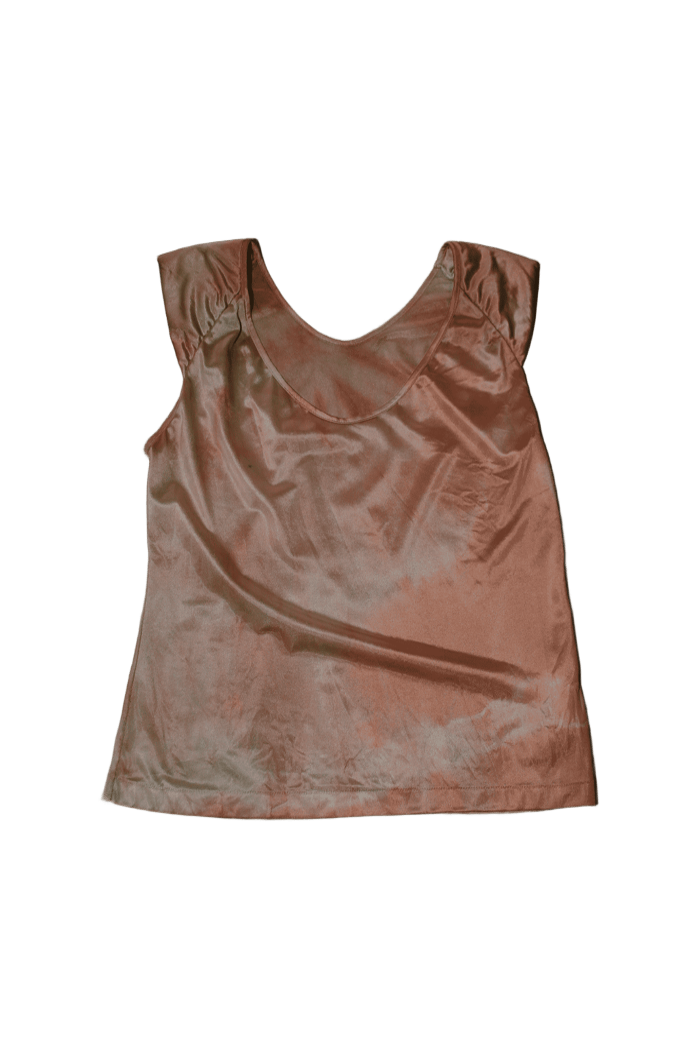 1970 VINTAGE / TYE DYE JERSEY TOP WITH PADDED SHOULDER