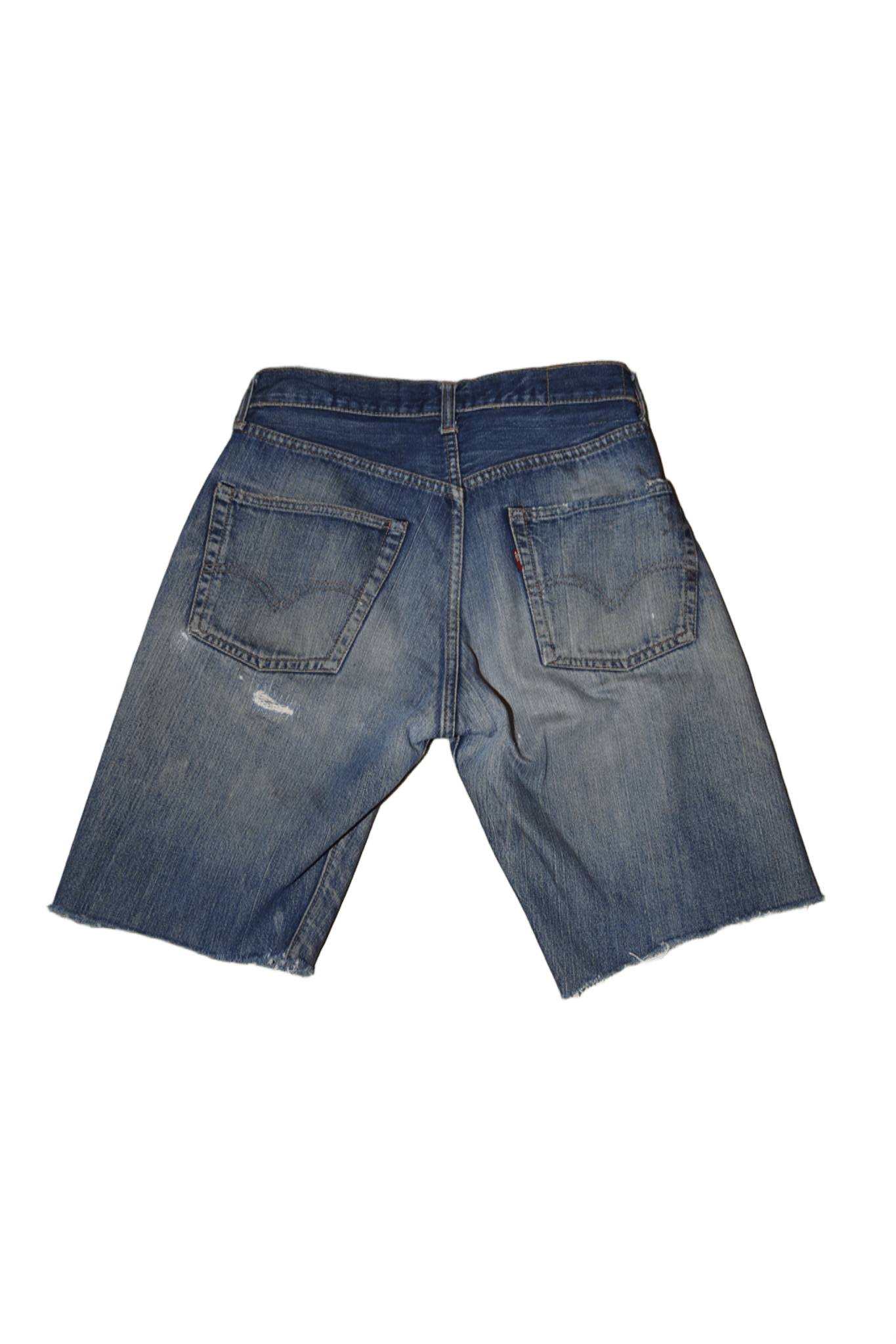 1960 LEVIS / 501 BIG E: CUT OFF DENIM SHORTS