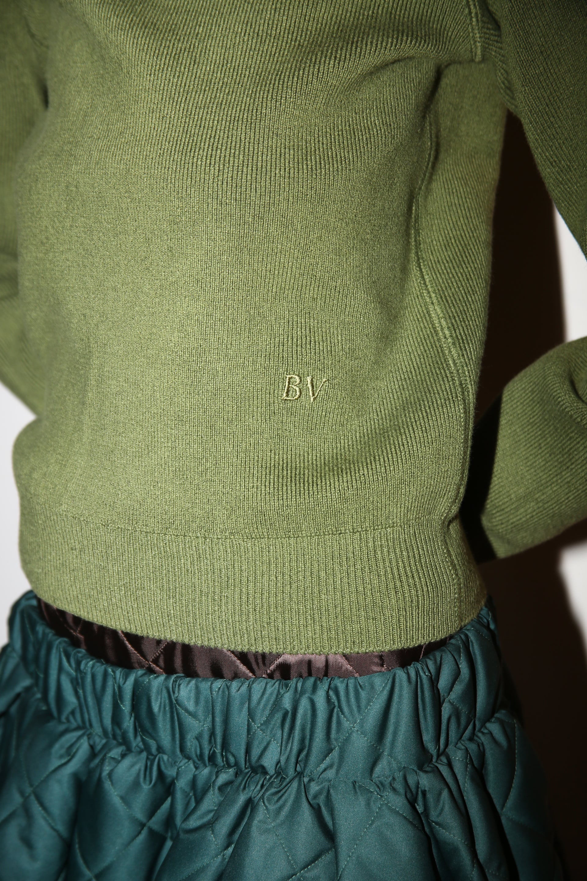 2020 BOTTEGA VENETA / COTTON KNIT SWEATER WITH SQUARE NECK – fernweh