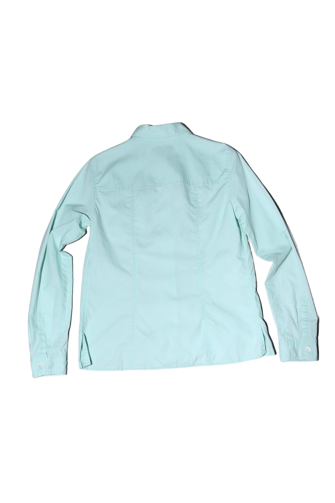 2010 PRADA / DOUBLE STITCH COTTON SHIRT IN MINT