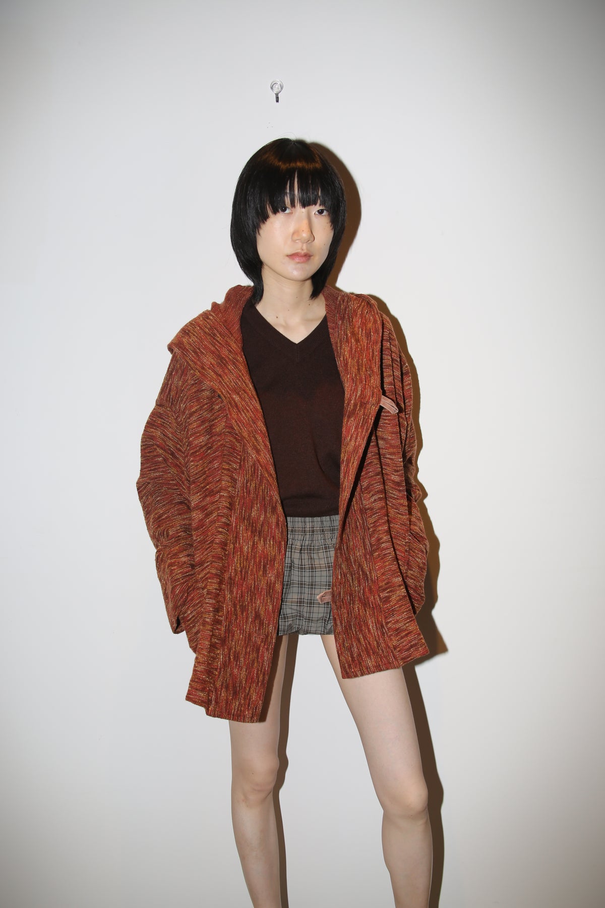 1980 PLANTATION / WOOL WOVEN HOODIE HAORI JACKET