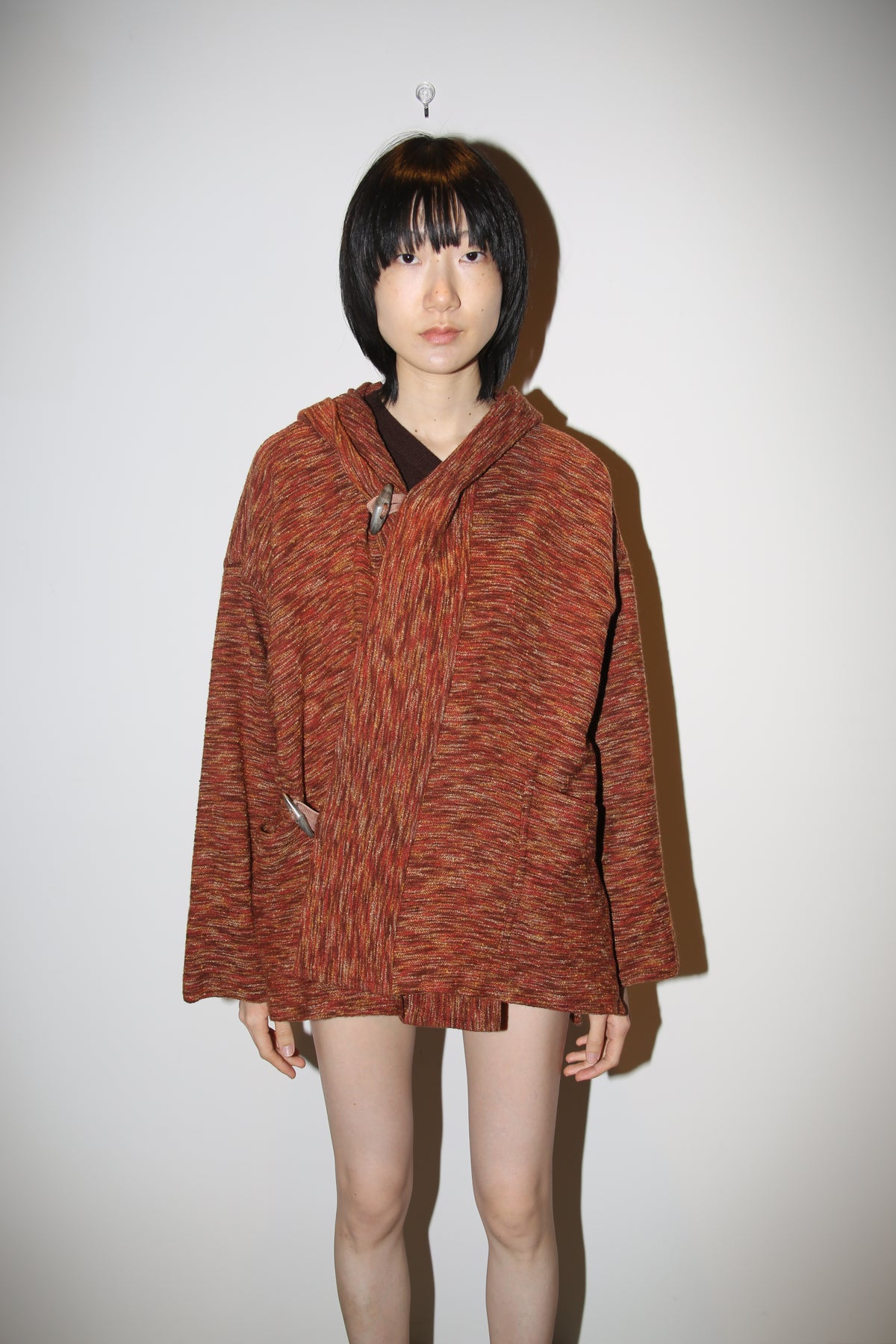 1980 PLANTATION / WOOL WOVEN HOODIE HAORI JACKET