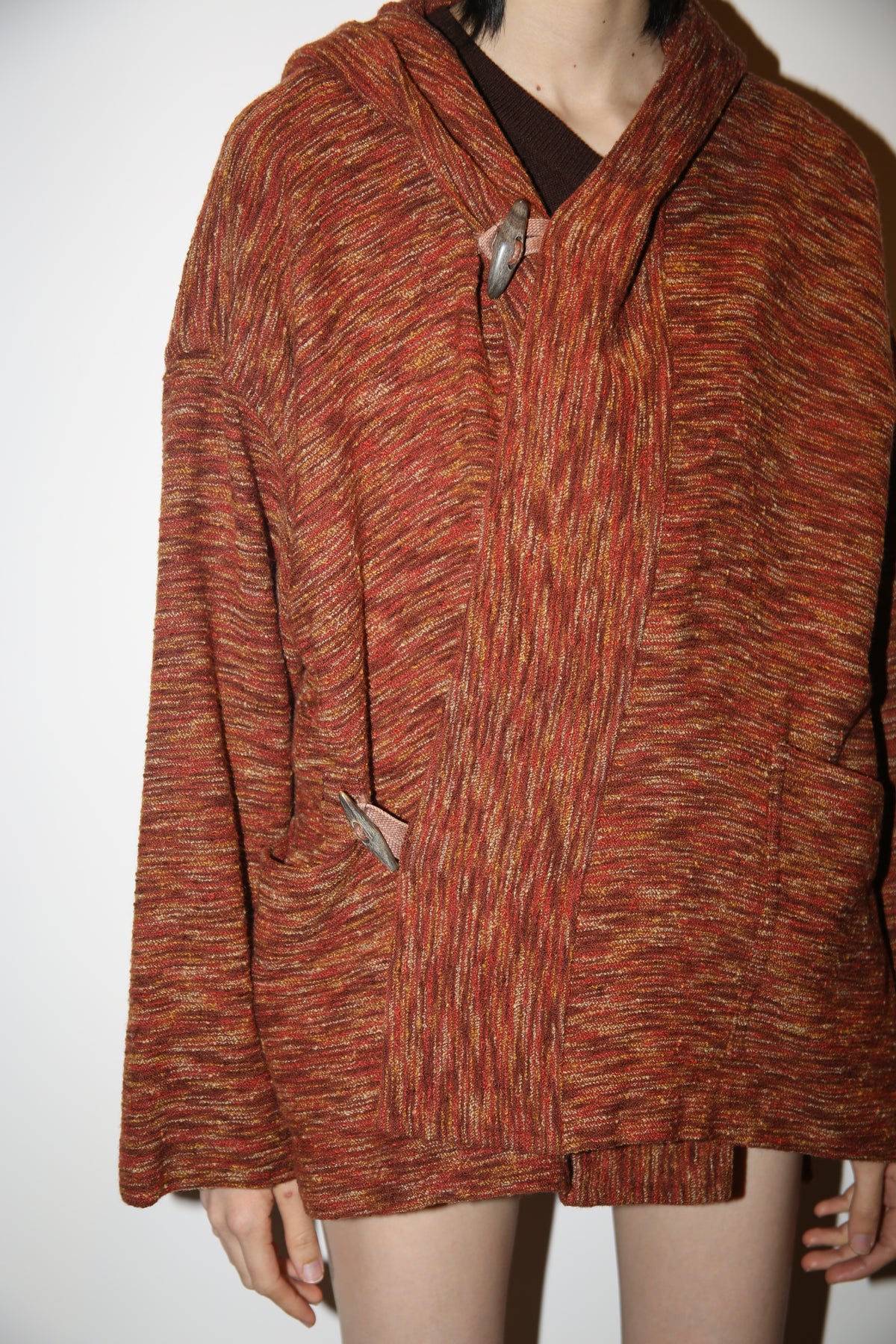 1980 PLANTATION / WOOL WOVEN HOODIE HAORI JACKET