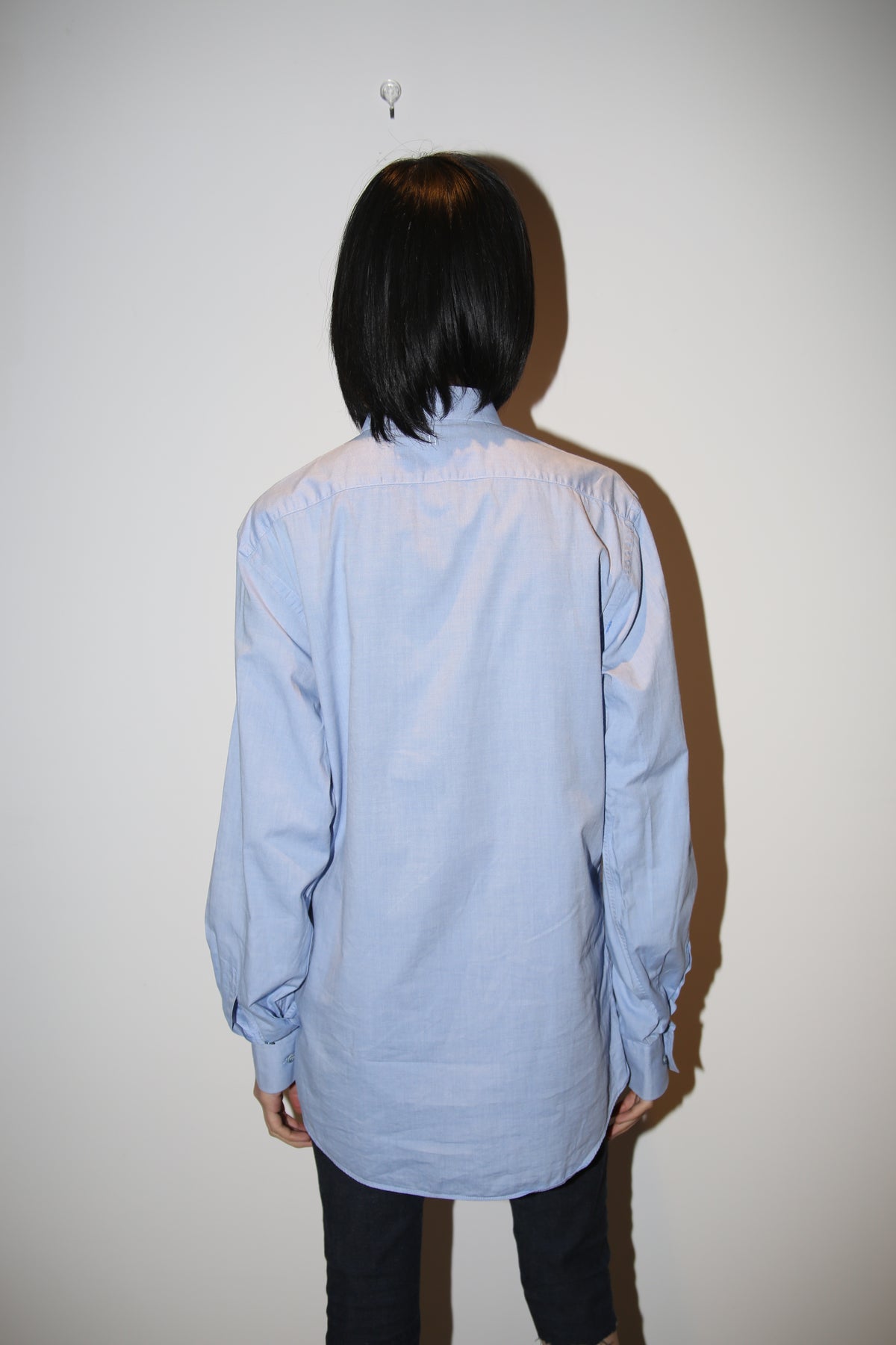 2000 NEIL BARRETT / LAYER PANEL DRESS SHIRT IN COTTON