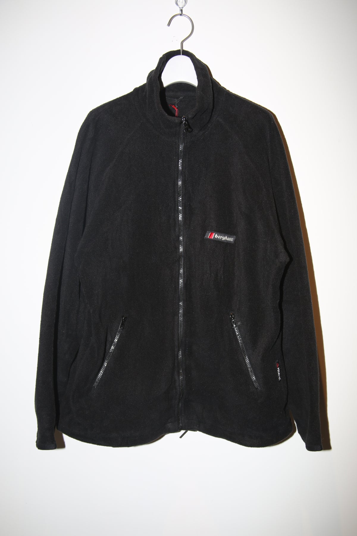 1990 BERGHAUS / POLARTEC FLEECE JACKET IN BLACK-2 : SIZE L