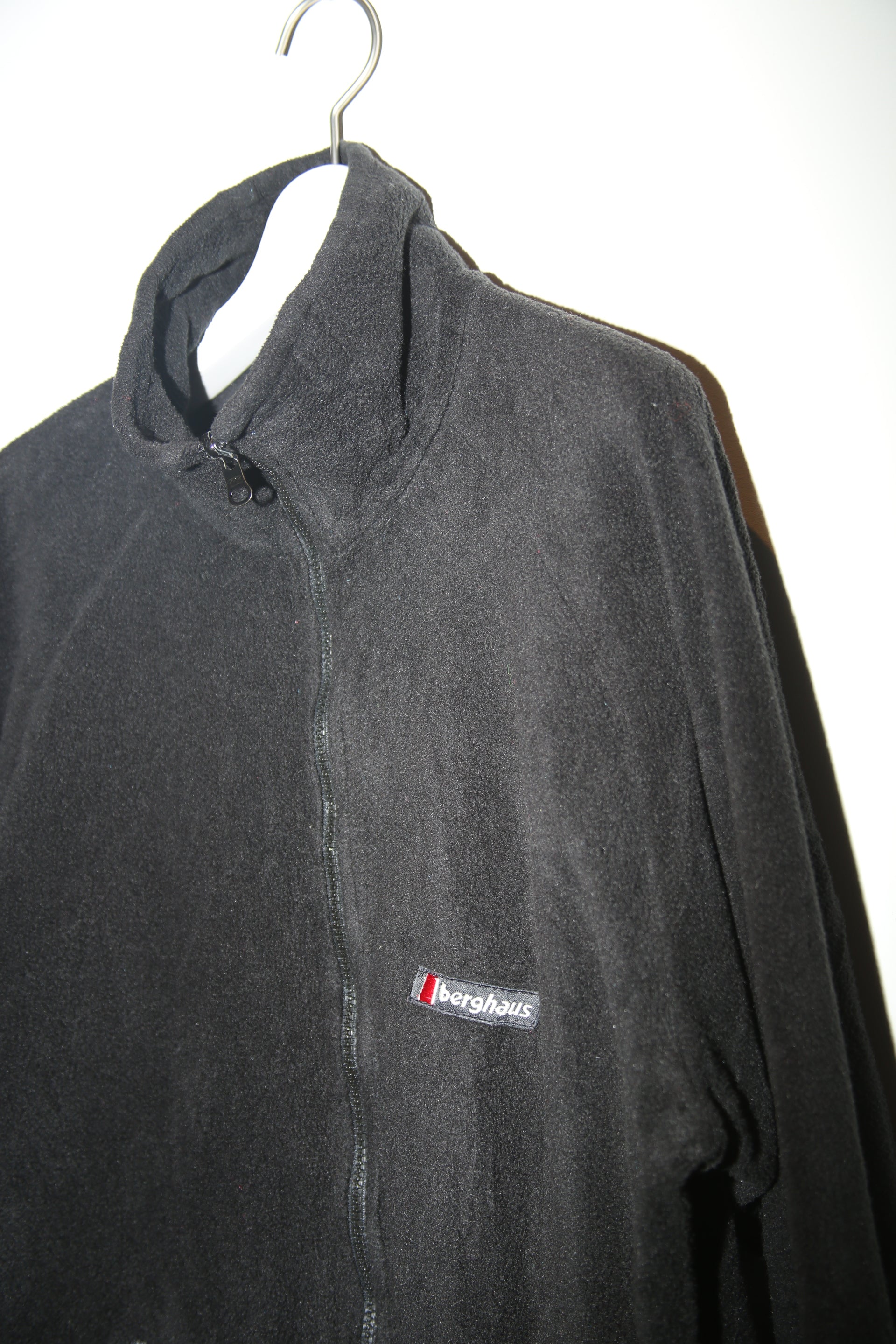 1990 BERGHAUS / POLARTEC FLEECE JACKET IN BLACK-2 : SIZE L