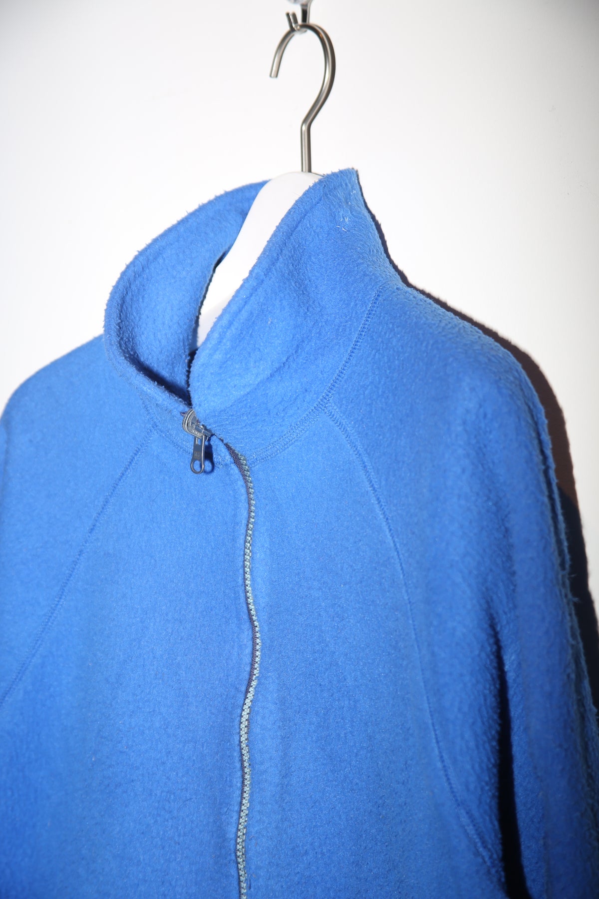 1980 BERGHAUS / POLARTEC FLEECE JACKET IN BLUE : SIZE M