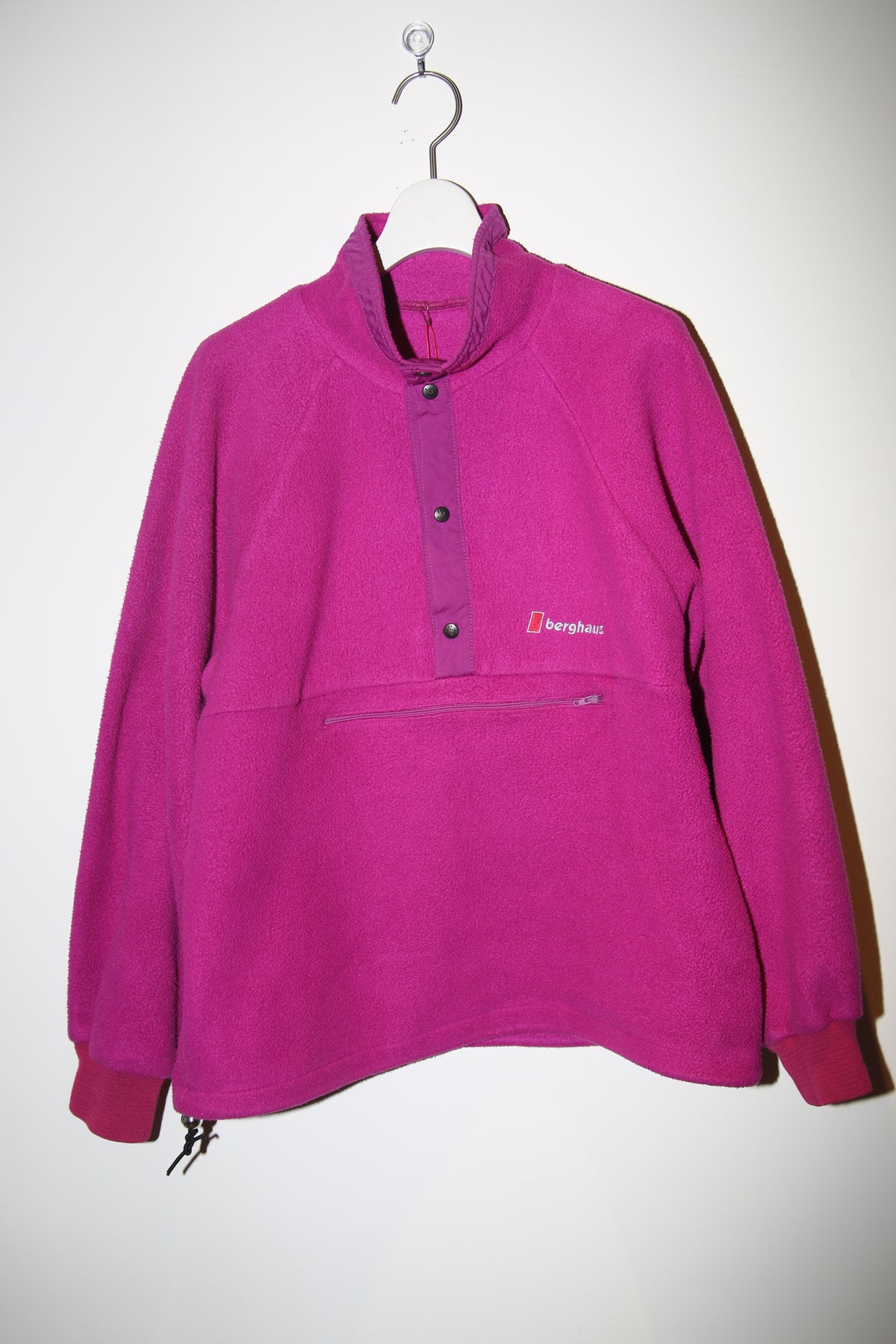 1980 BERGHAUS / POLARTEC FLEECE JACKET IN PINK : SIZE S<ABOUT>