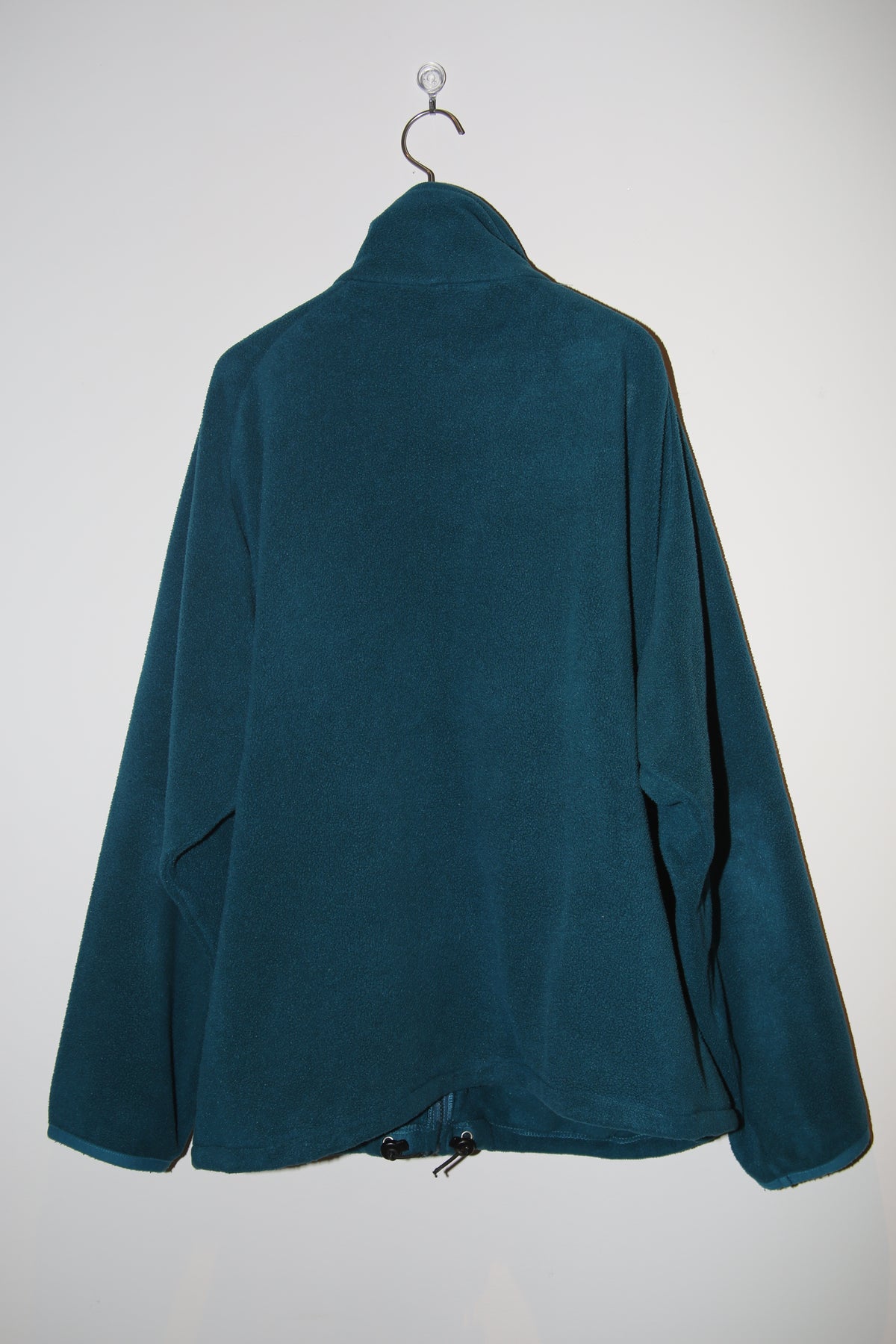 1990 BERGHAUS / POLARTEC FLEECE JACKET IN TEAL : SIZE 2XL