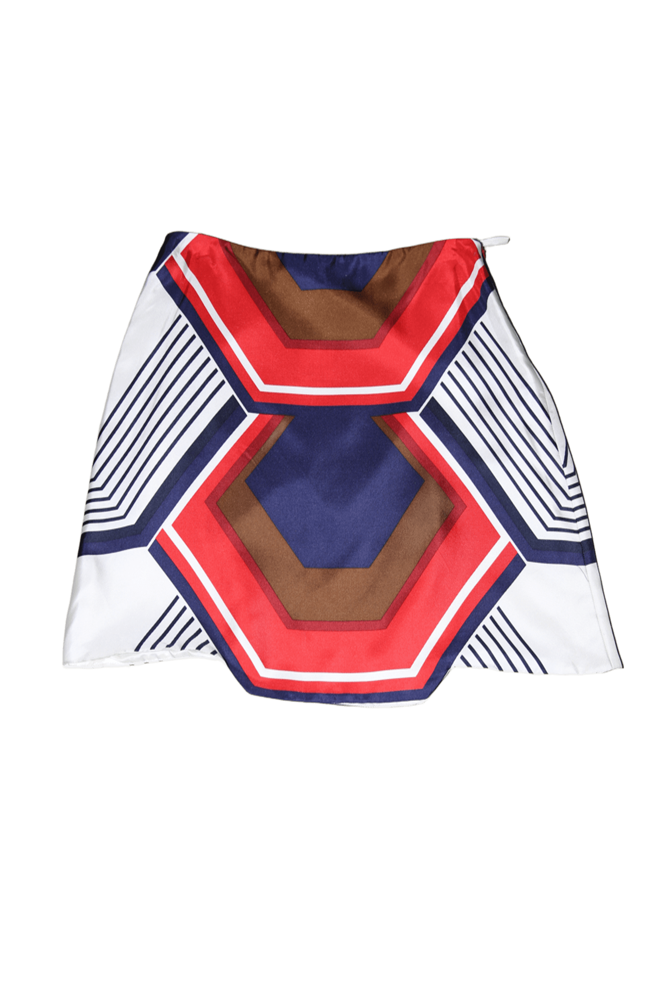 2005 MIU MIU_SILK SKIRT WITH ALL OVER PRINT